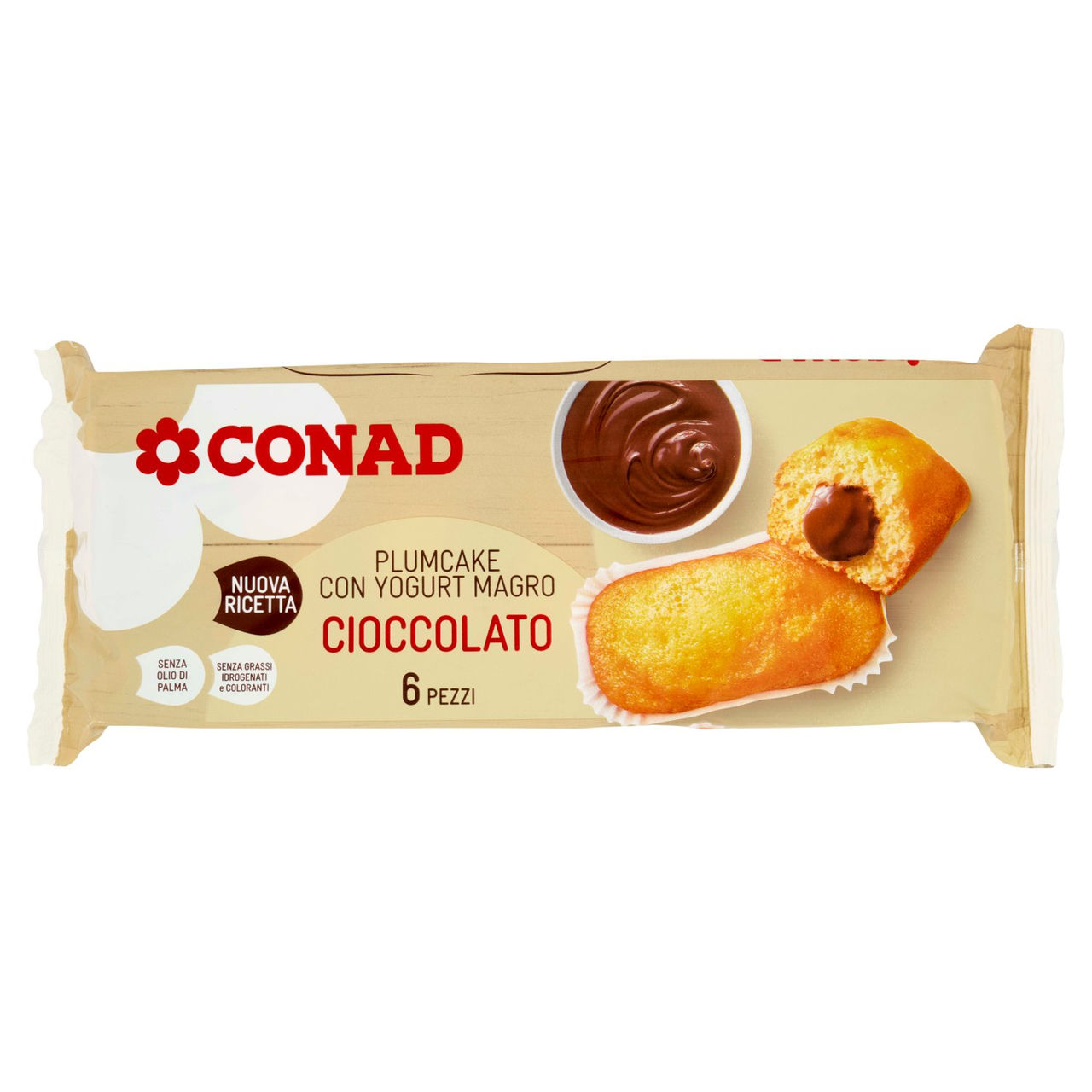 Plumcake con Yogurt Magro e Cioccolato 228 g Conad