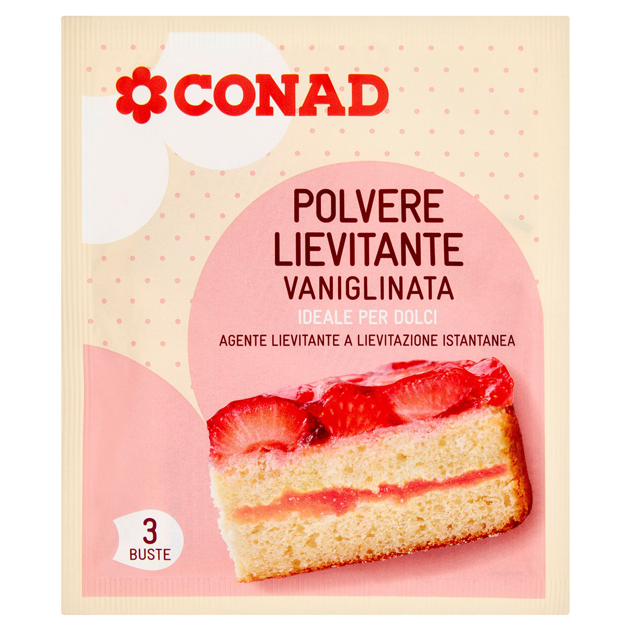 Polvere lievitante vanigliata 3x16 g Conad online
