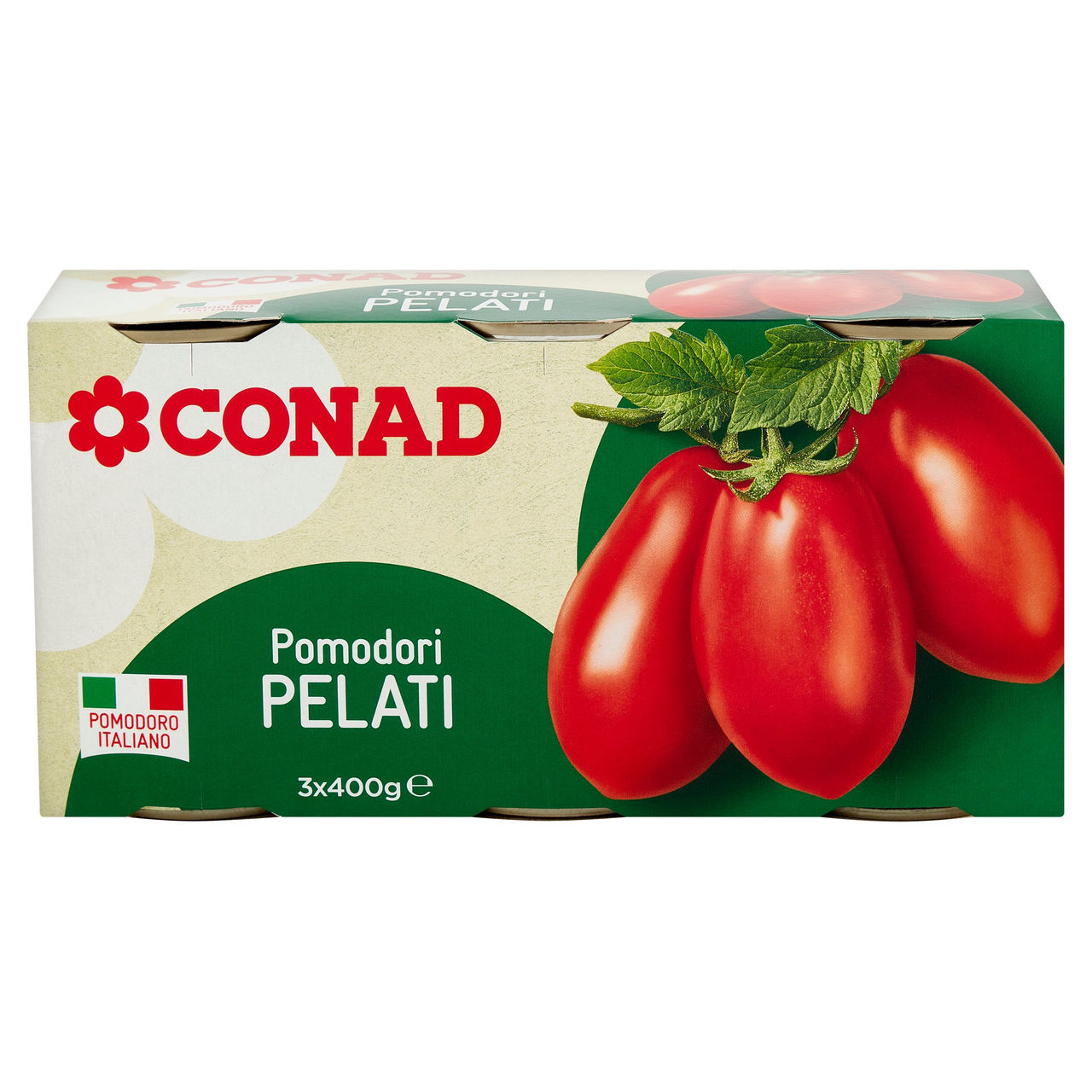 Pomodori Pelati 3 x 400 g Conad in vendita online