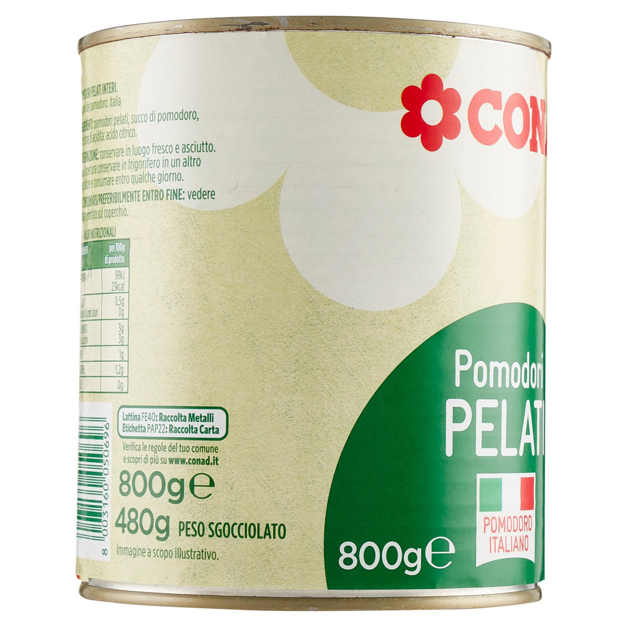 Pomodori Pelati 800 g Conad in vendita online