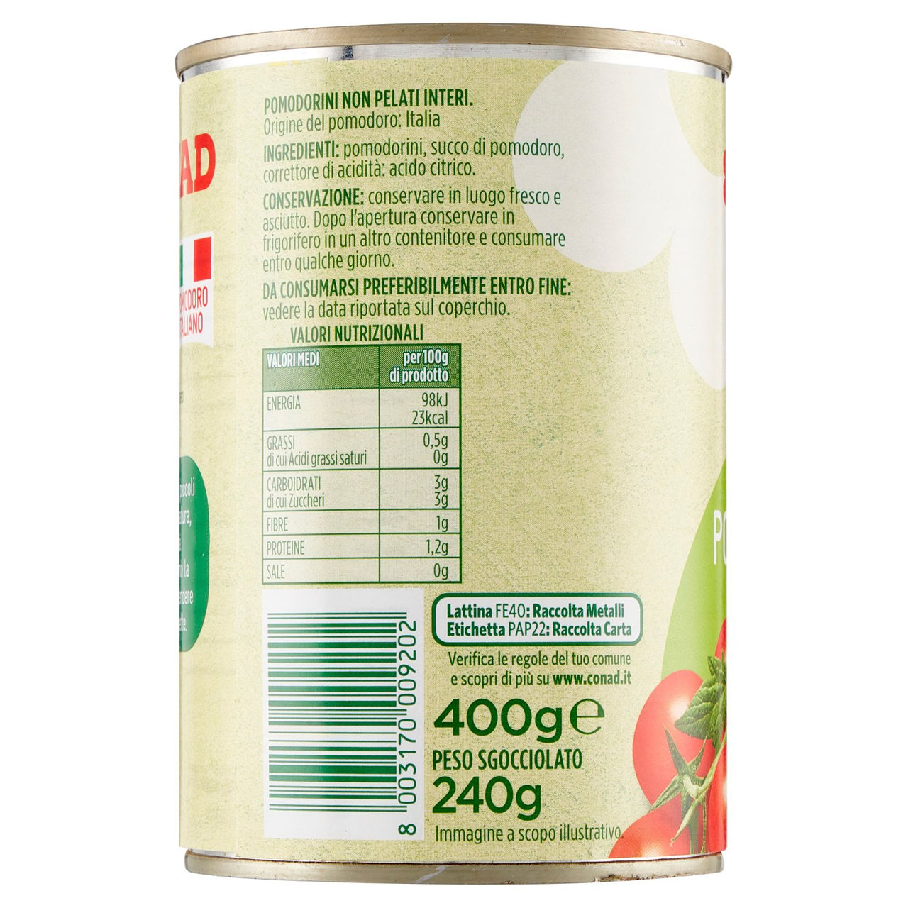 Pomodorini 400 g Conad in vendita online