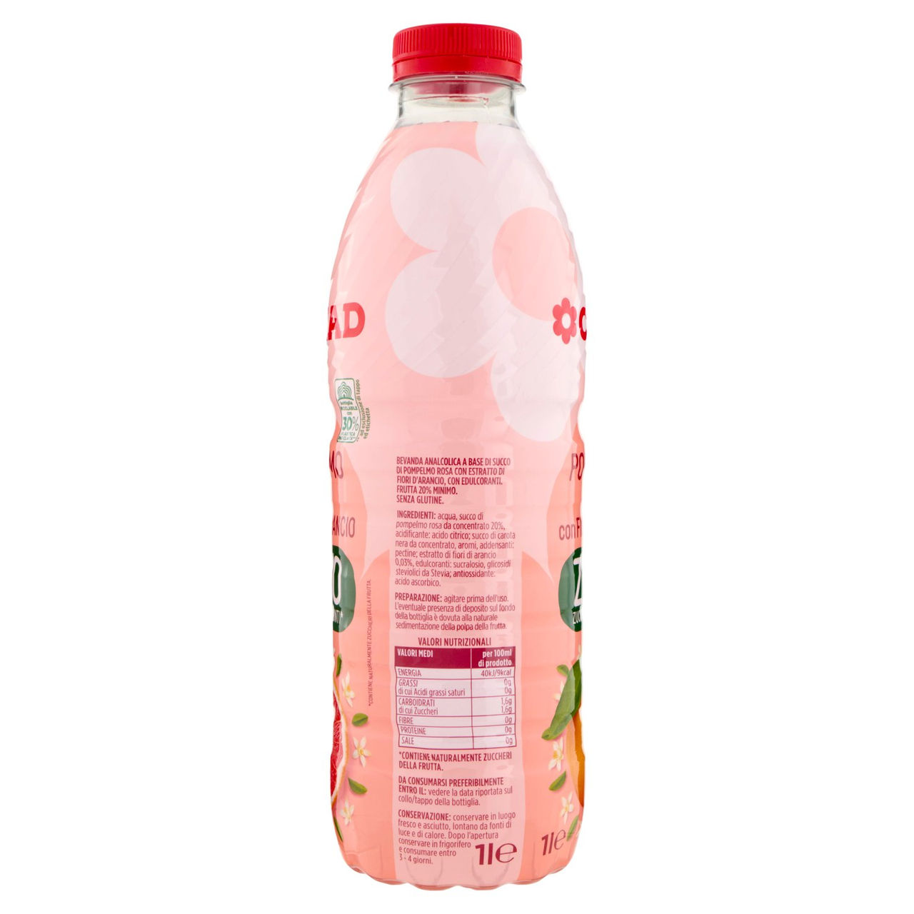 Pompelmo Rosa con Fiori d'Arancio 1 l Conad