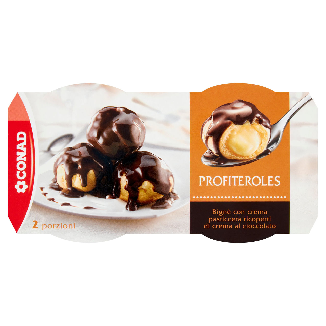 Profiteroles 2 x 90 g Conad in vendita online