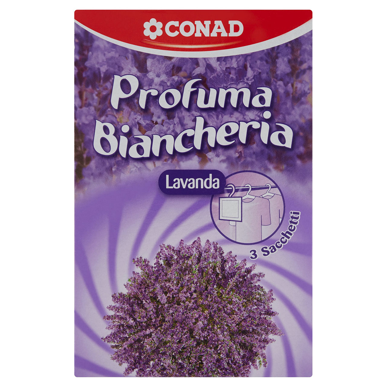 CONAD Profuma Biancheria Lavanda 3 Sacchetti