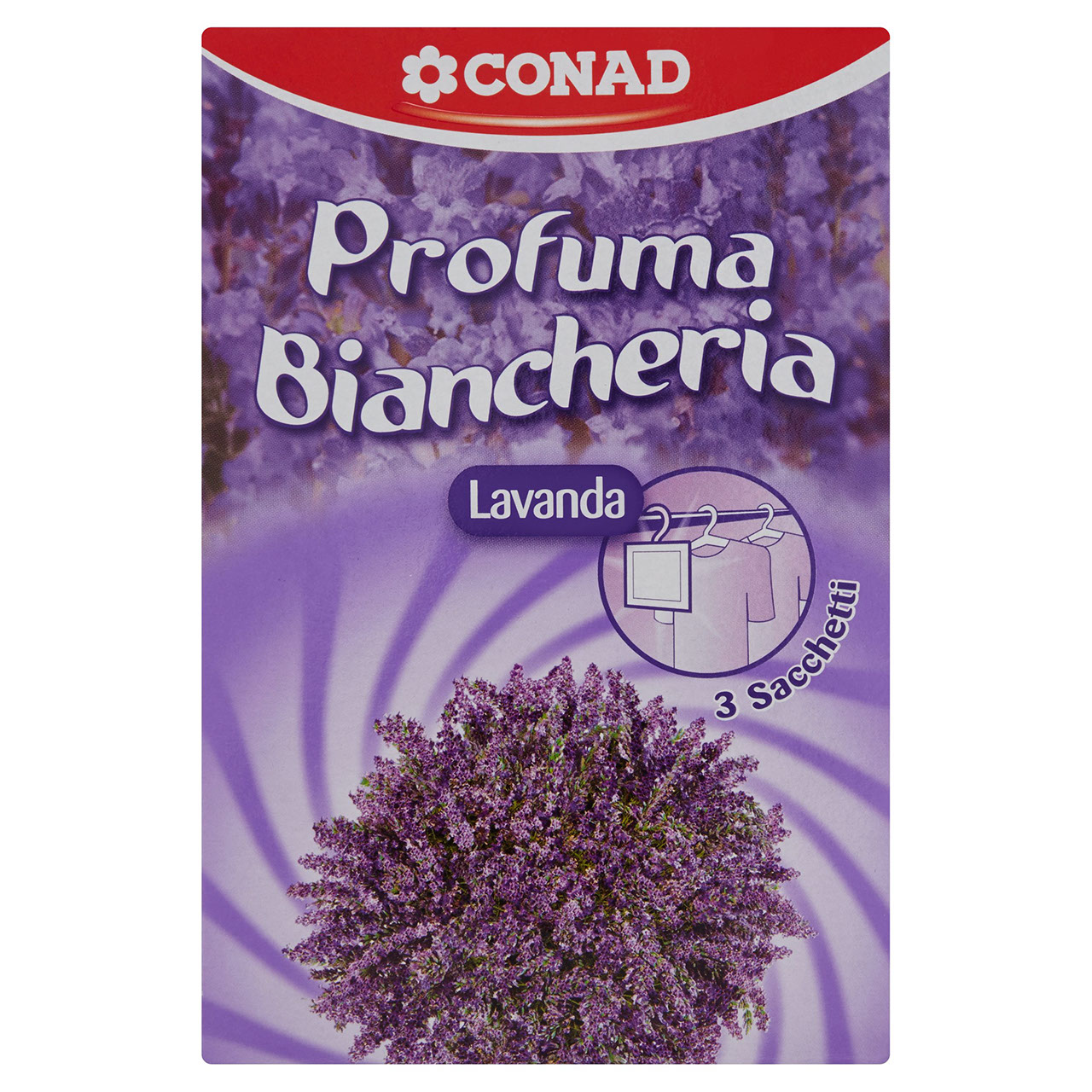 CONAD Profuma Biancheria Lavanda 3 Sacchetti