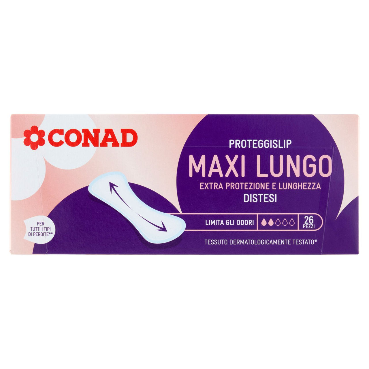 CONAD Proteggislip Maxi Lungo Distesi 26 pz