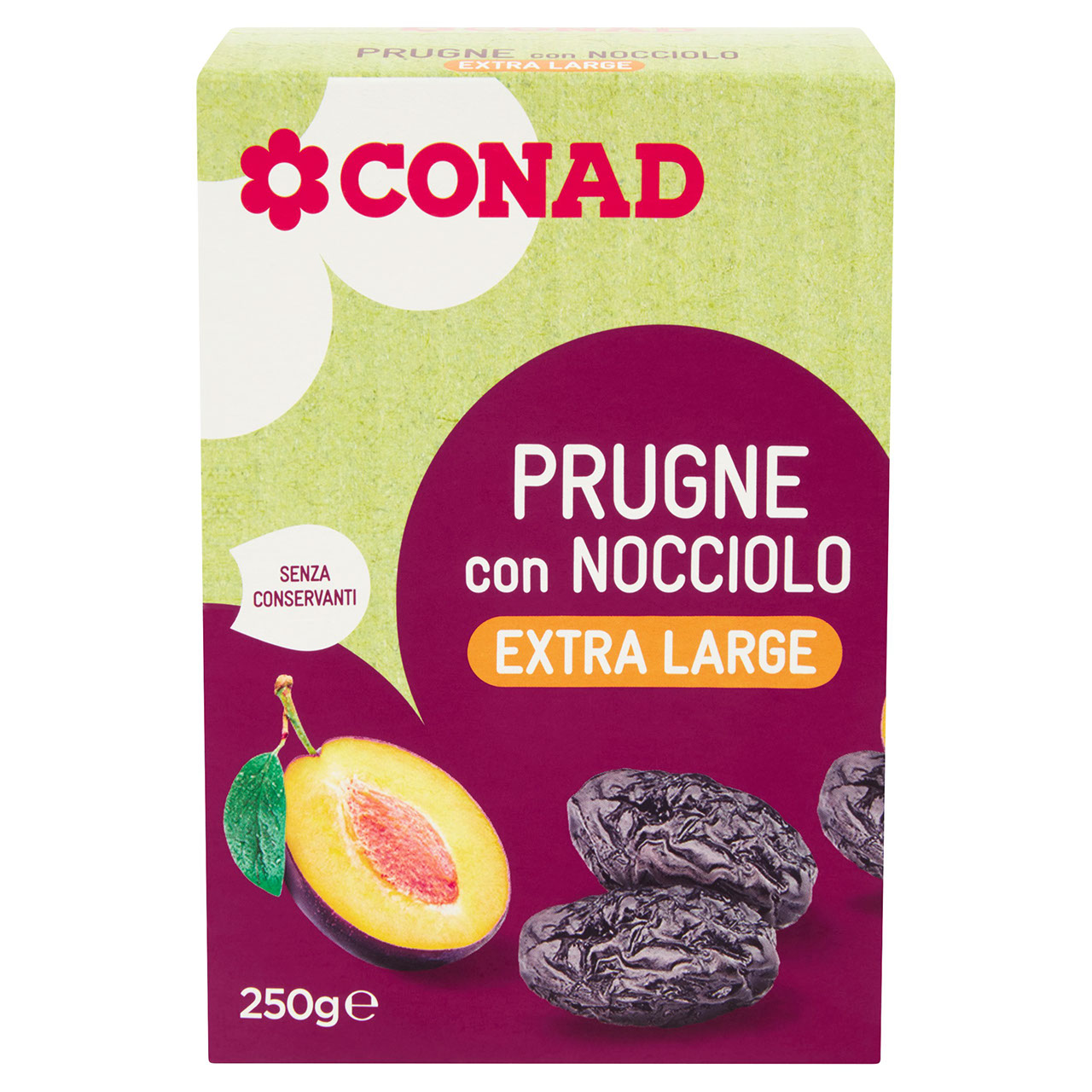 Prugne con Nocciolo Extra Large 250 g Conad online