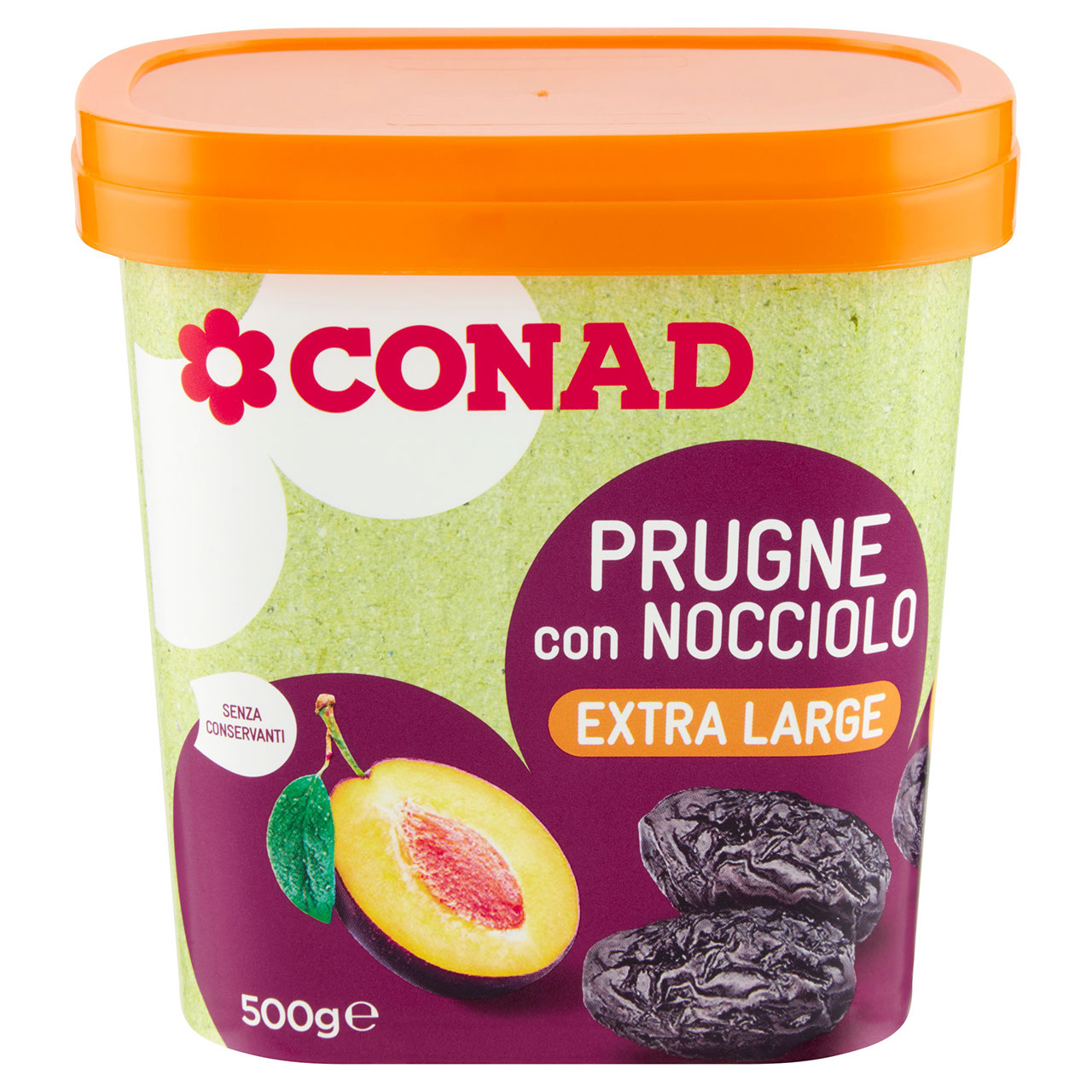 Prugne con Nocciolo Extra Large 500 g Conad