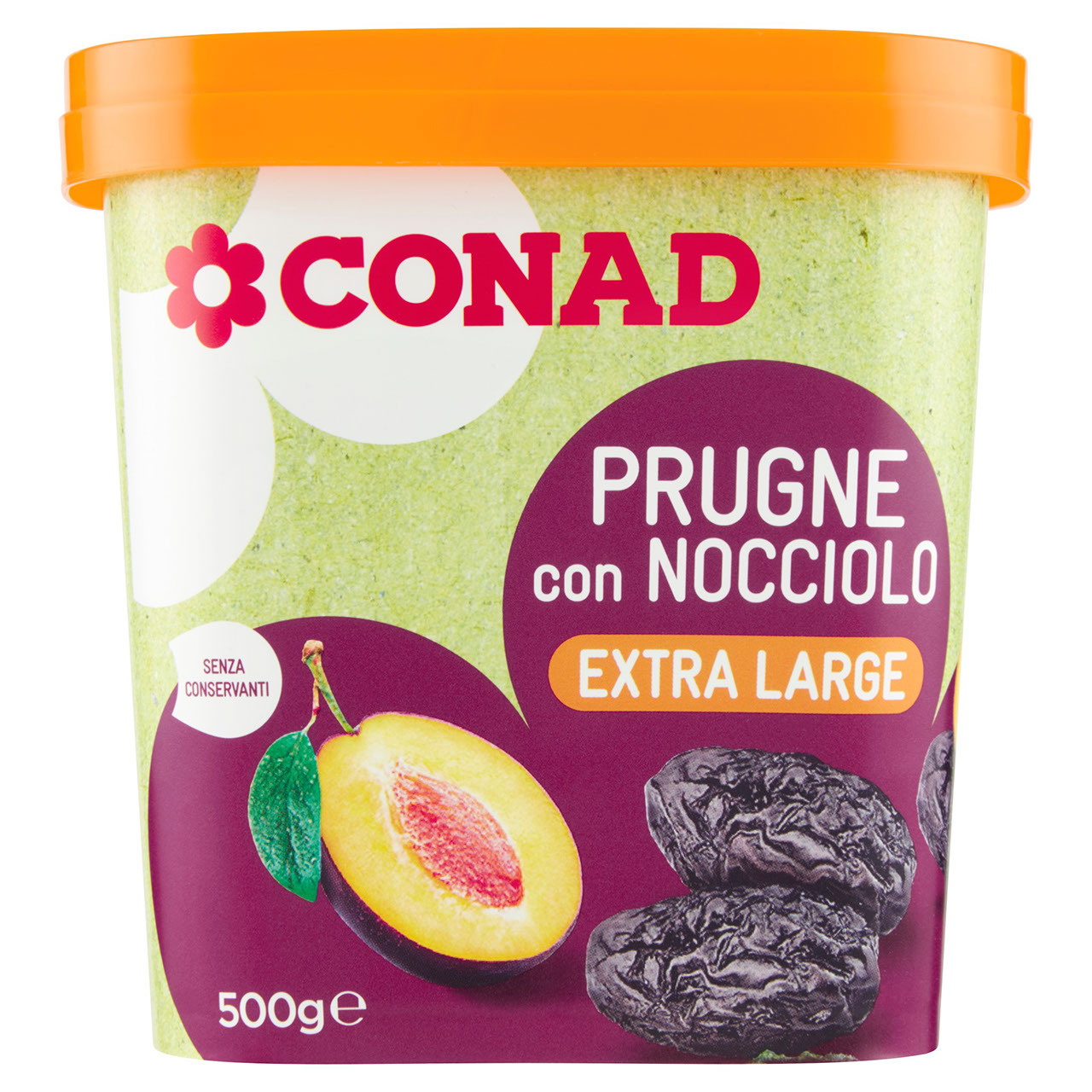 Prugne con Nocciolo Extra Large 500 g Conad