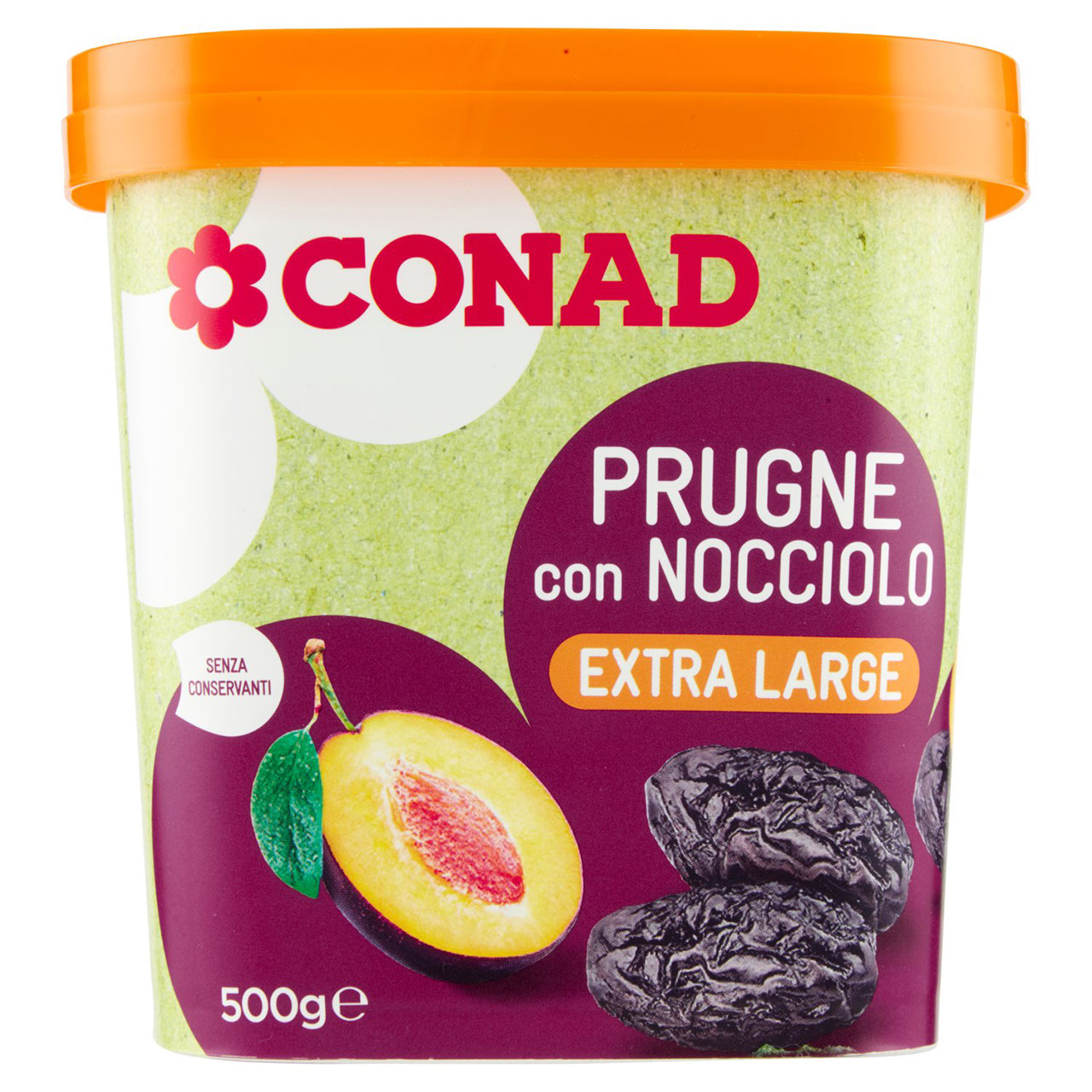 Prugne con Nocciolo Extra Large 500 g Conad