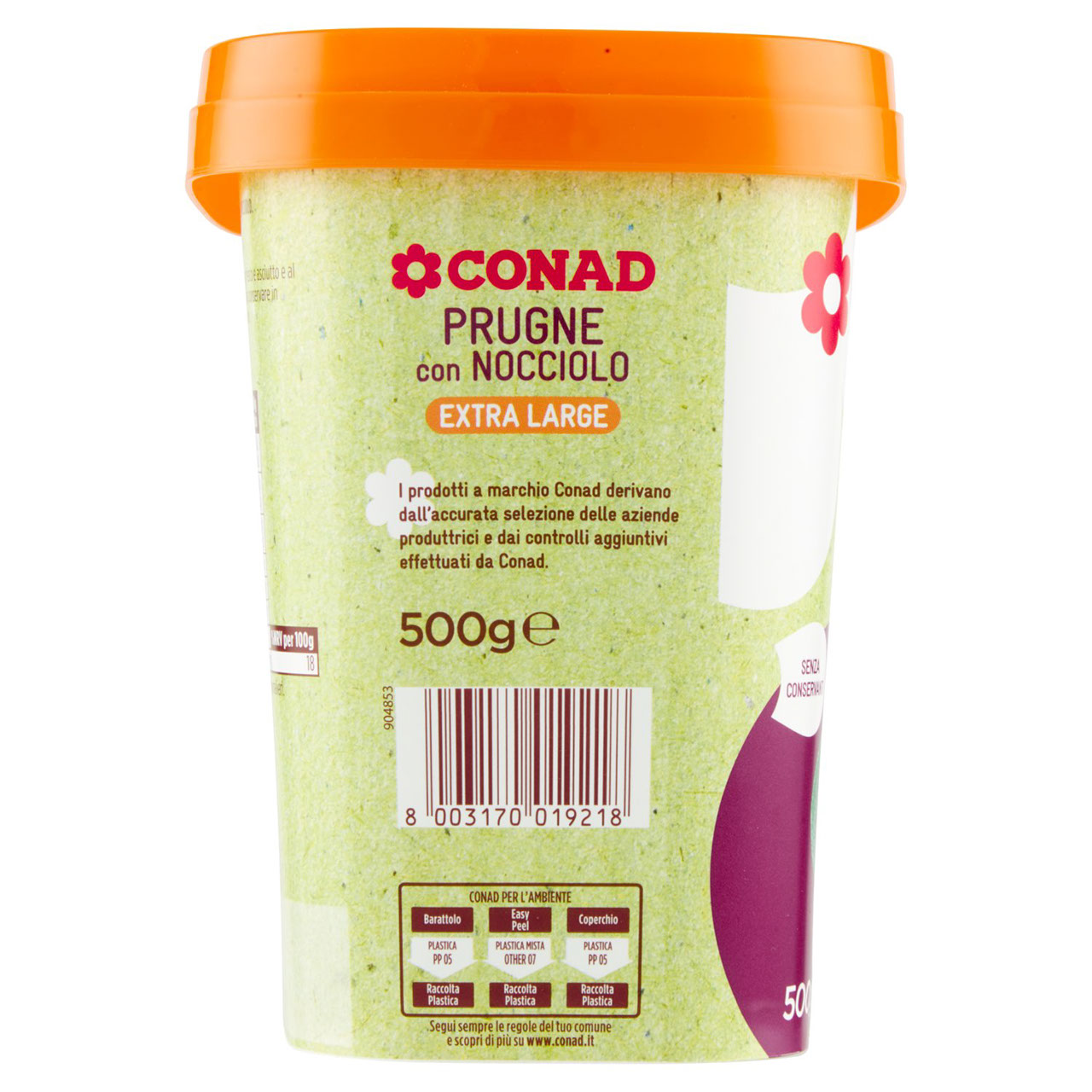 Prugne con Nocciolo Extra Large 500 g Conad