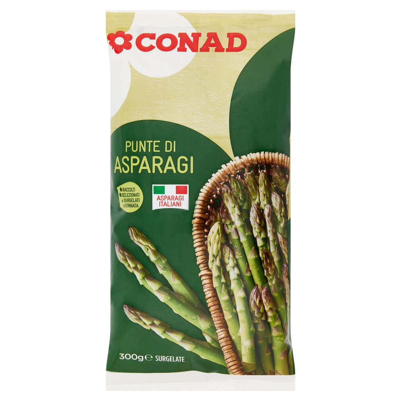 Punte di Asparagi Surgelate 300 g Conad online