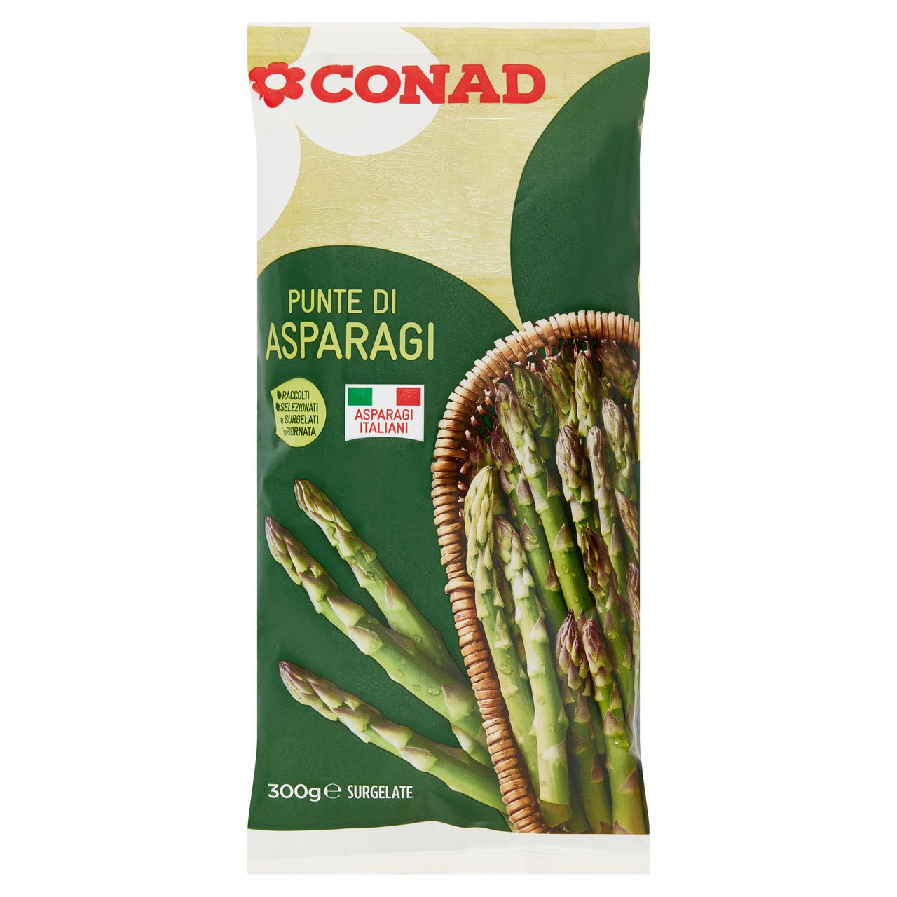 Punte di Asparagi Surgelate 300 g Conad online