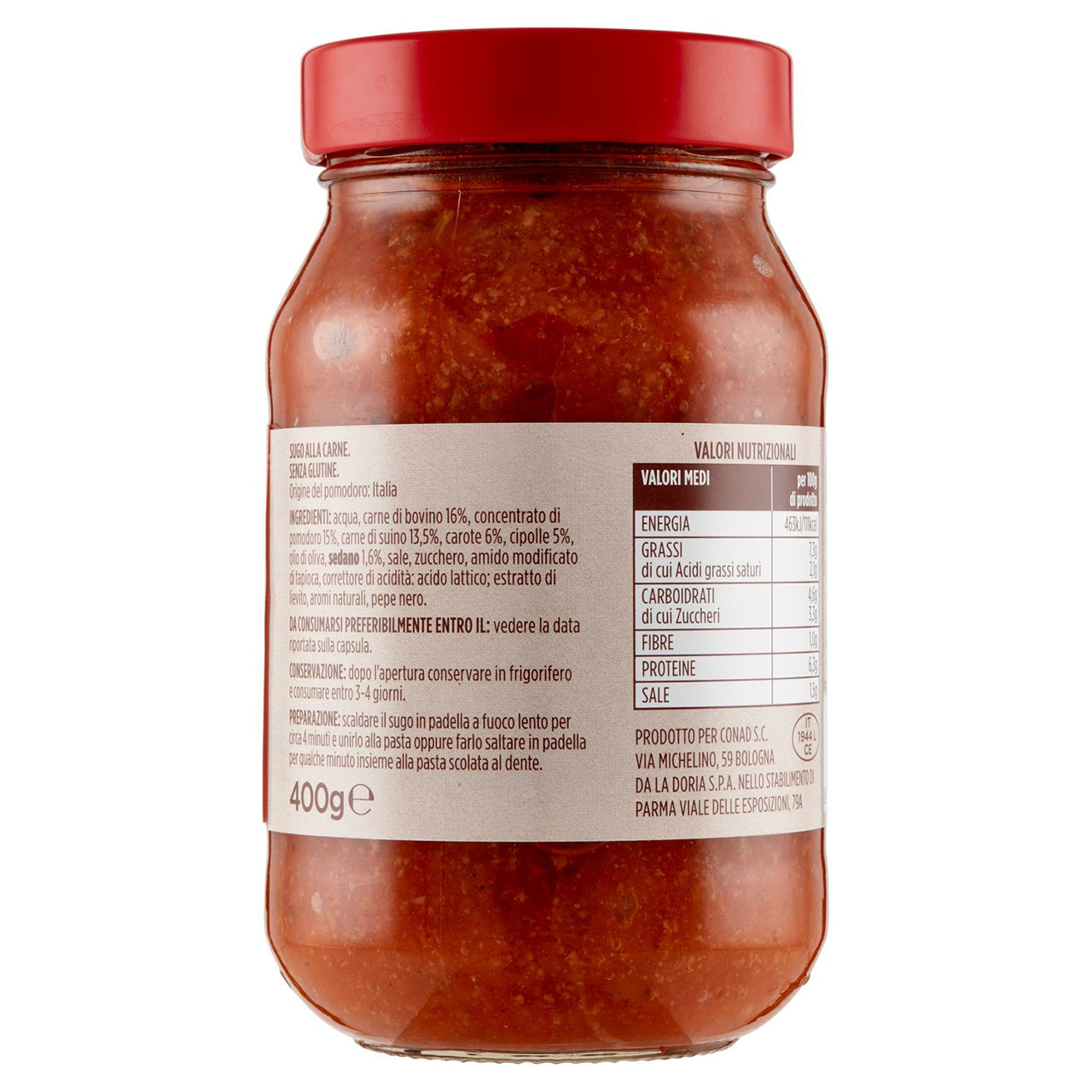 Ragù alla Bolognese 400 g Conad vendita online