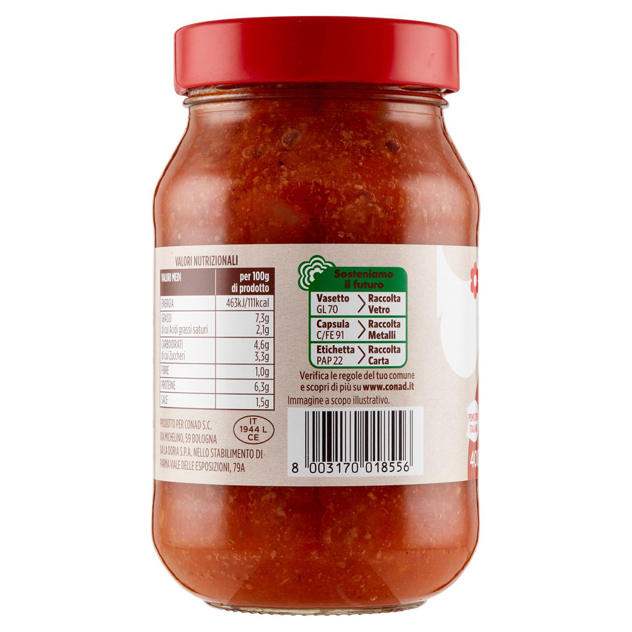 Ragù alla Bolognese 400 g Conad vendita online