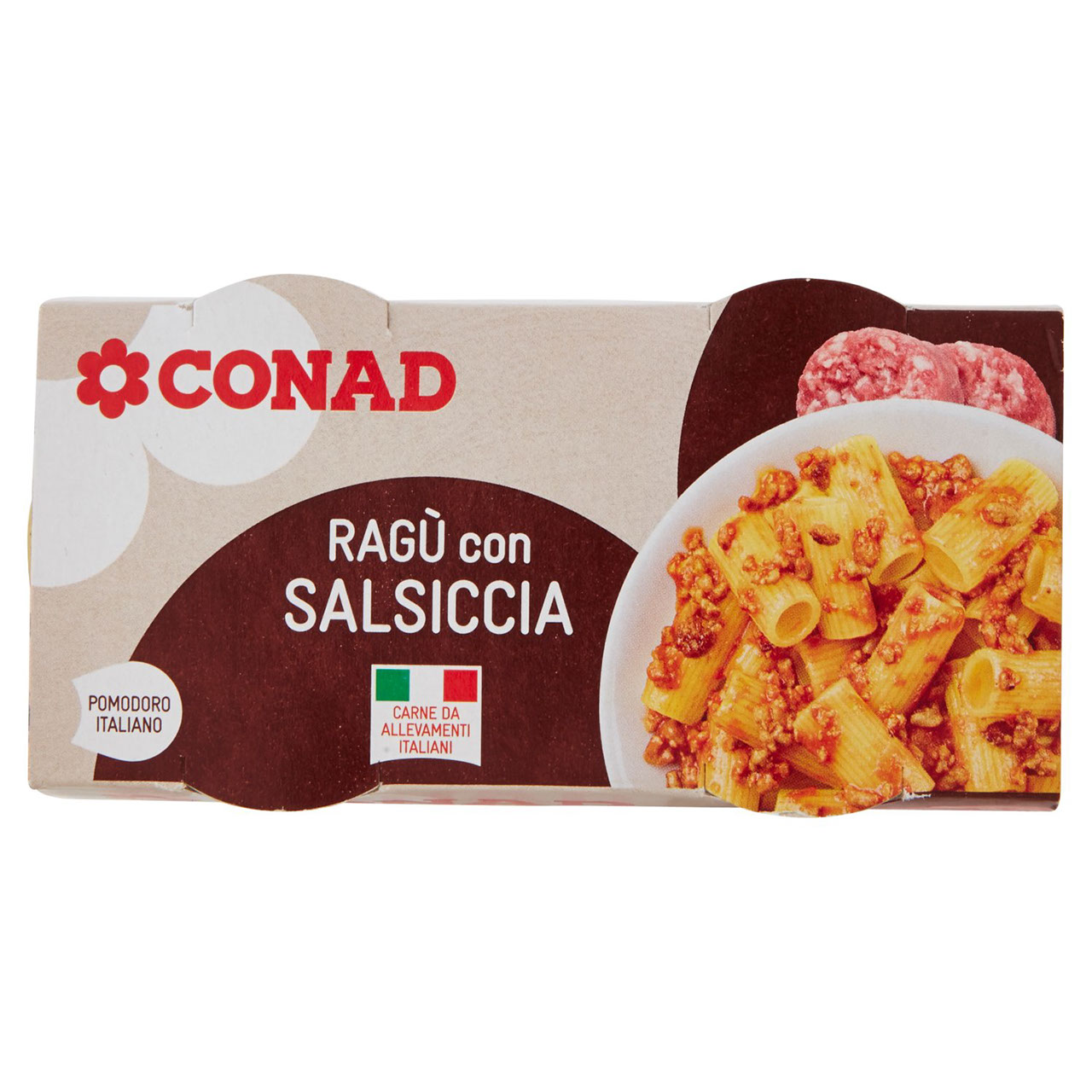 Ragù con Salsiccia 2x180g Conad in vendita online