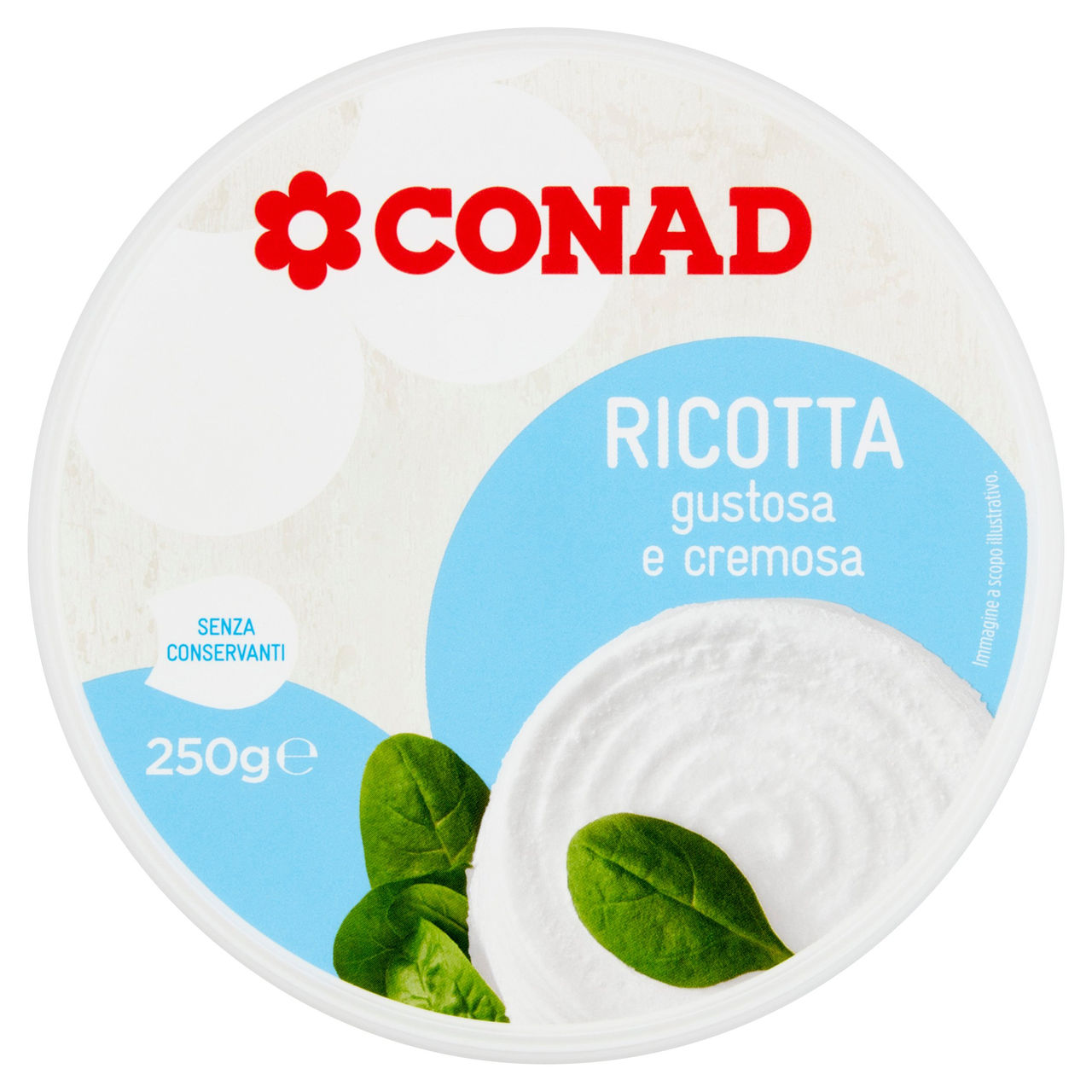 Ricotta Fresca 250 g. Conad in vendita online