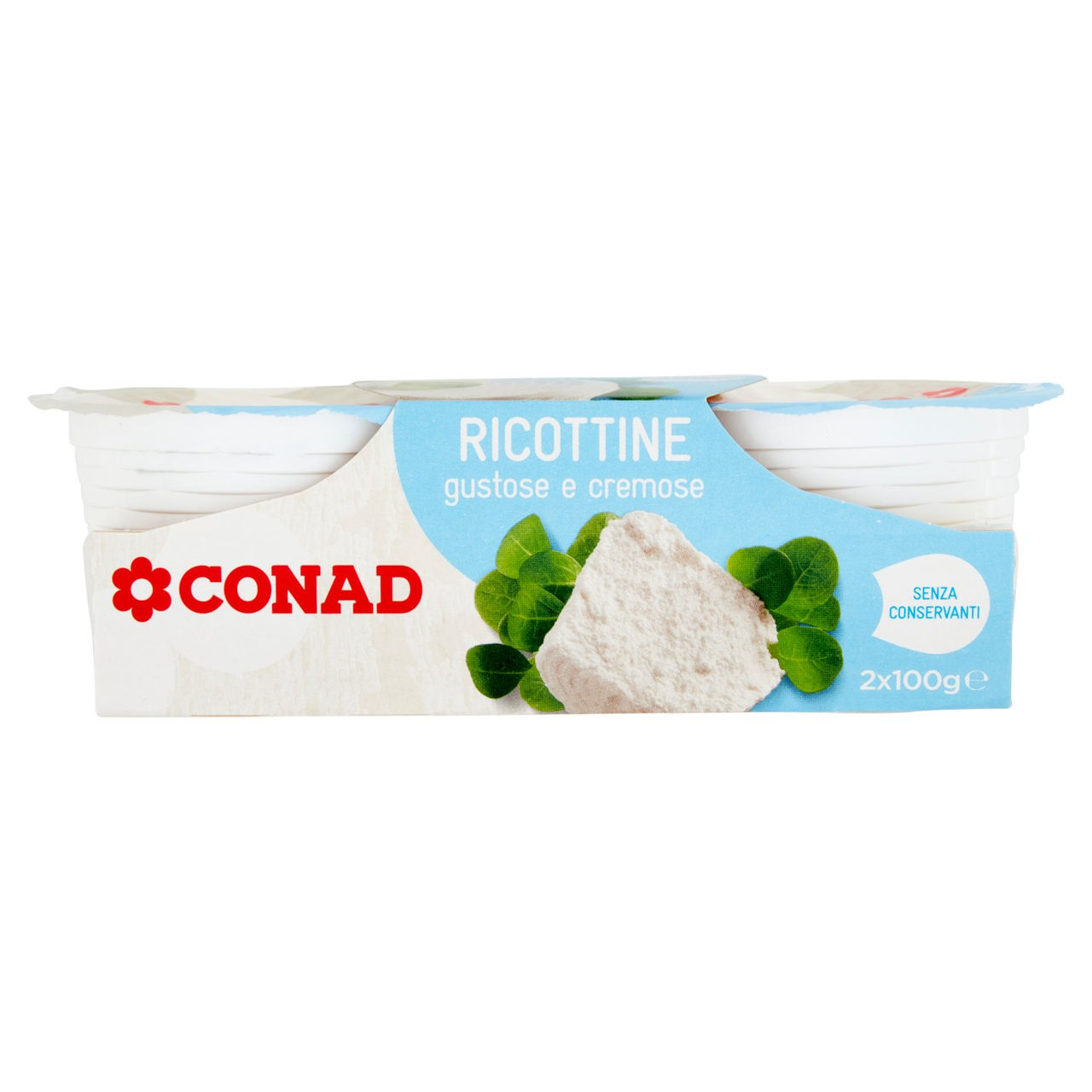 Ricottine Fresche 2x100 g. Conad online