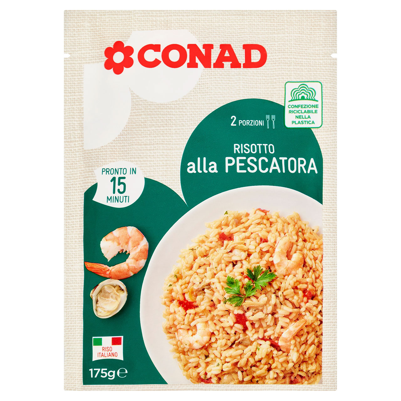 Risotto alla Pescatora 175 g Conad vendita online