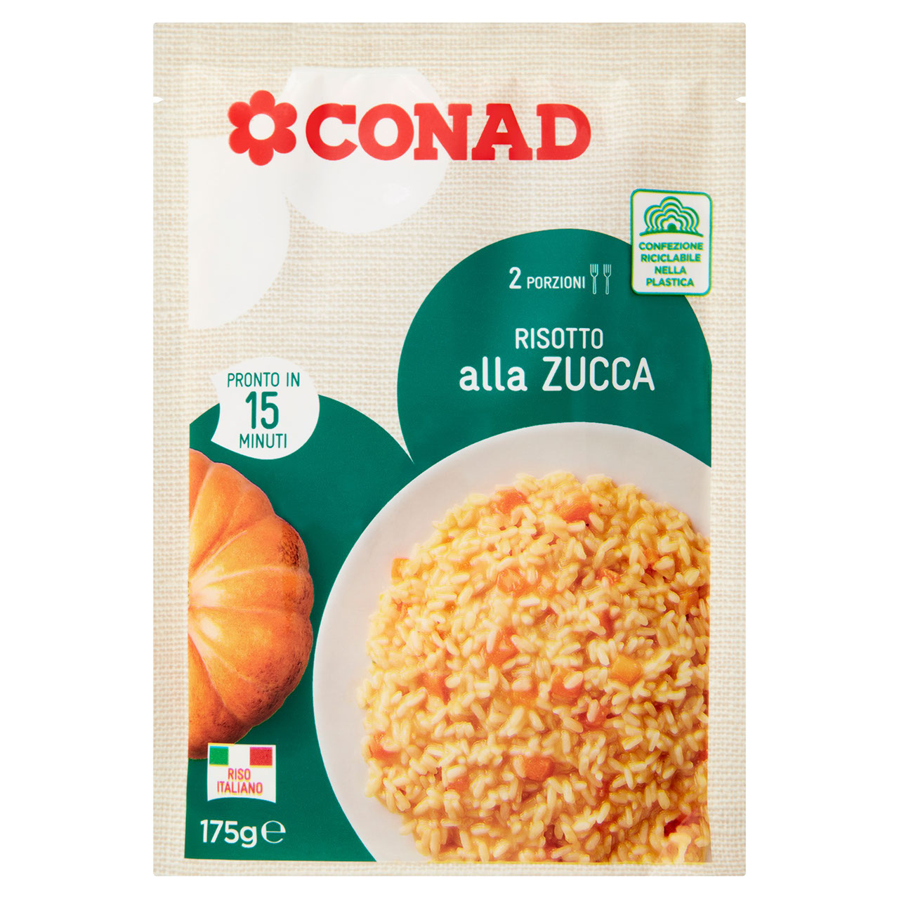 Risotto Pronto alla Zucca 175g Conad online