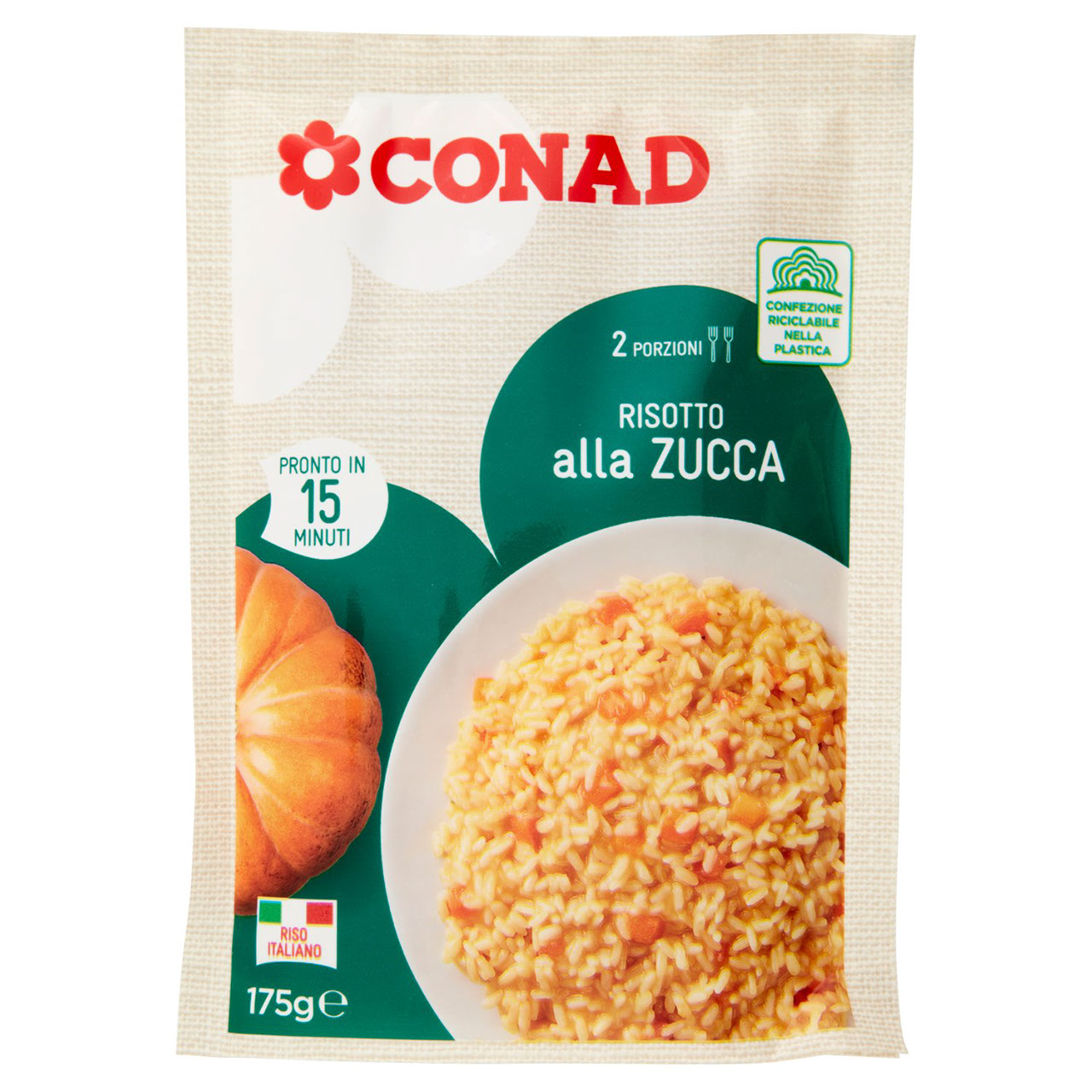 Risotto Pronto alla Zucca 175g Conad online