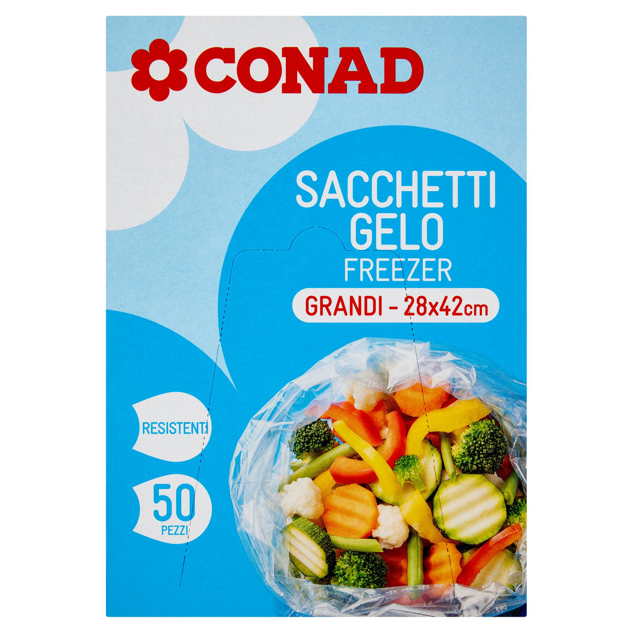 Sacchetti Gelo Grandi 28x42cm 50pz Conad online