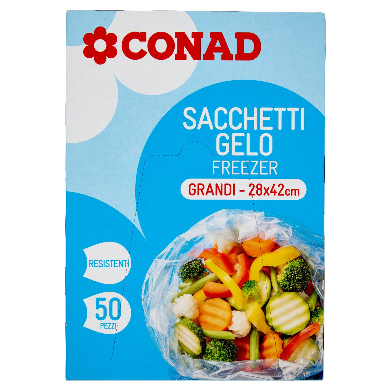 Sacchetti Gelo Grandi 28x42cm 50pz Conad online