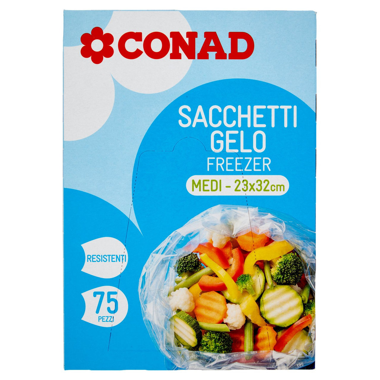 Sacchetti Gelo Medi 23x32cm 75 pezzi Conad online