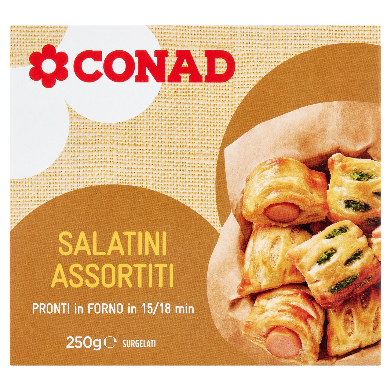 Salatini Assortiti Surgelati 250 g Conad