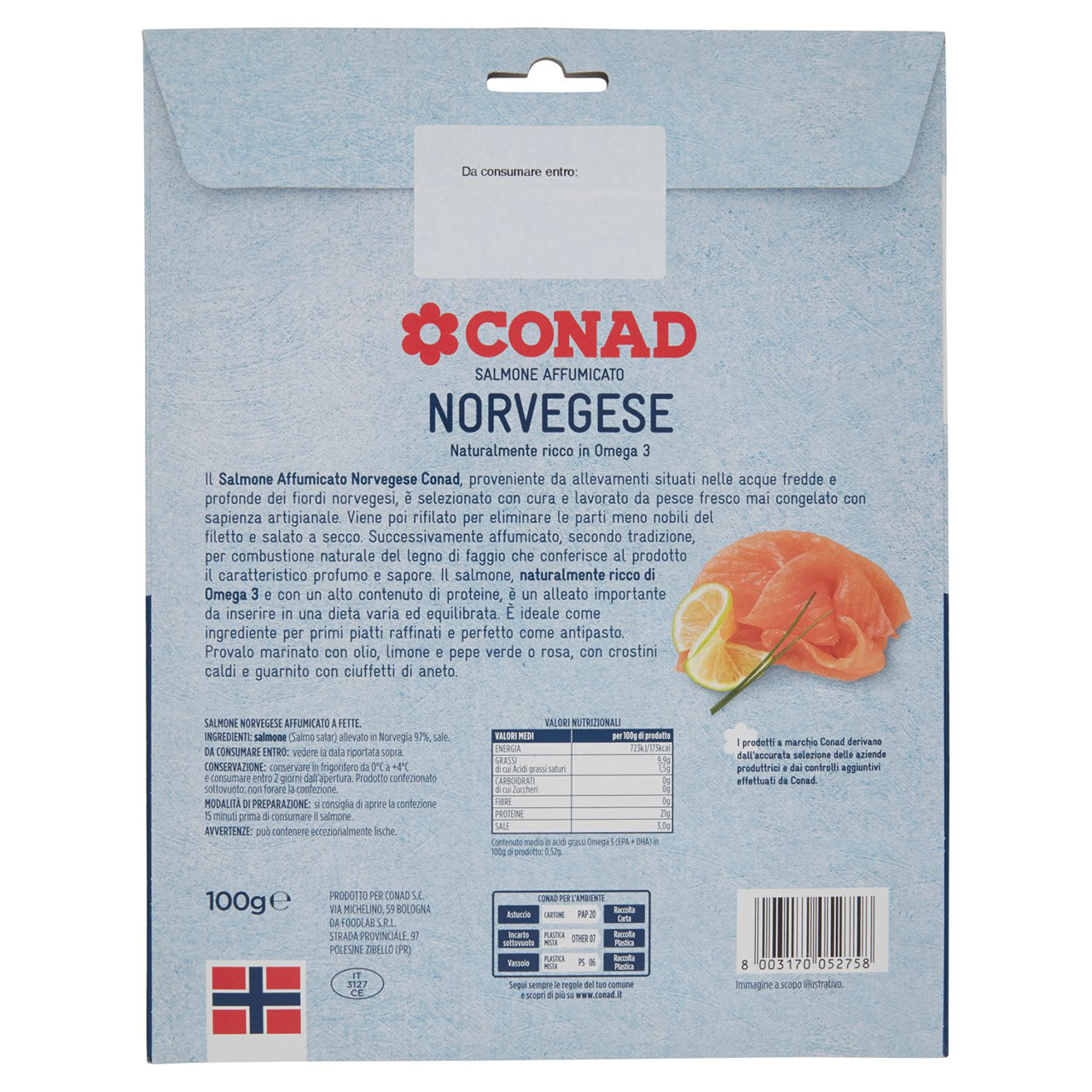 Salmone Affumicato Conad in vendita online