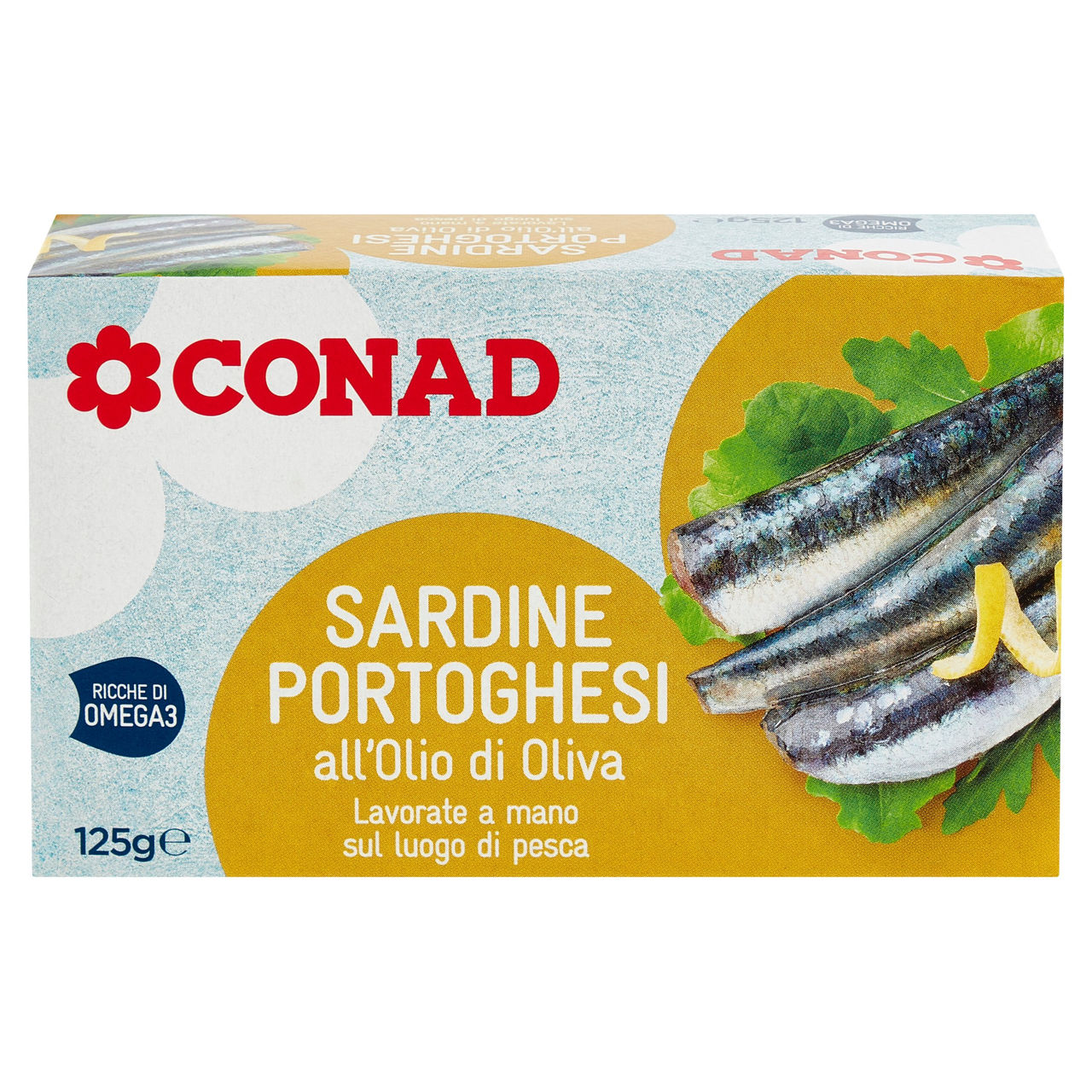 Sardine Portoghesi all'Olio di Oliva 125g Conad