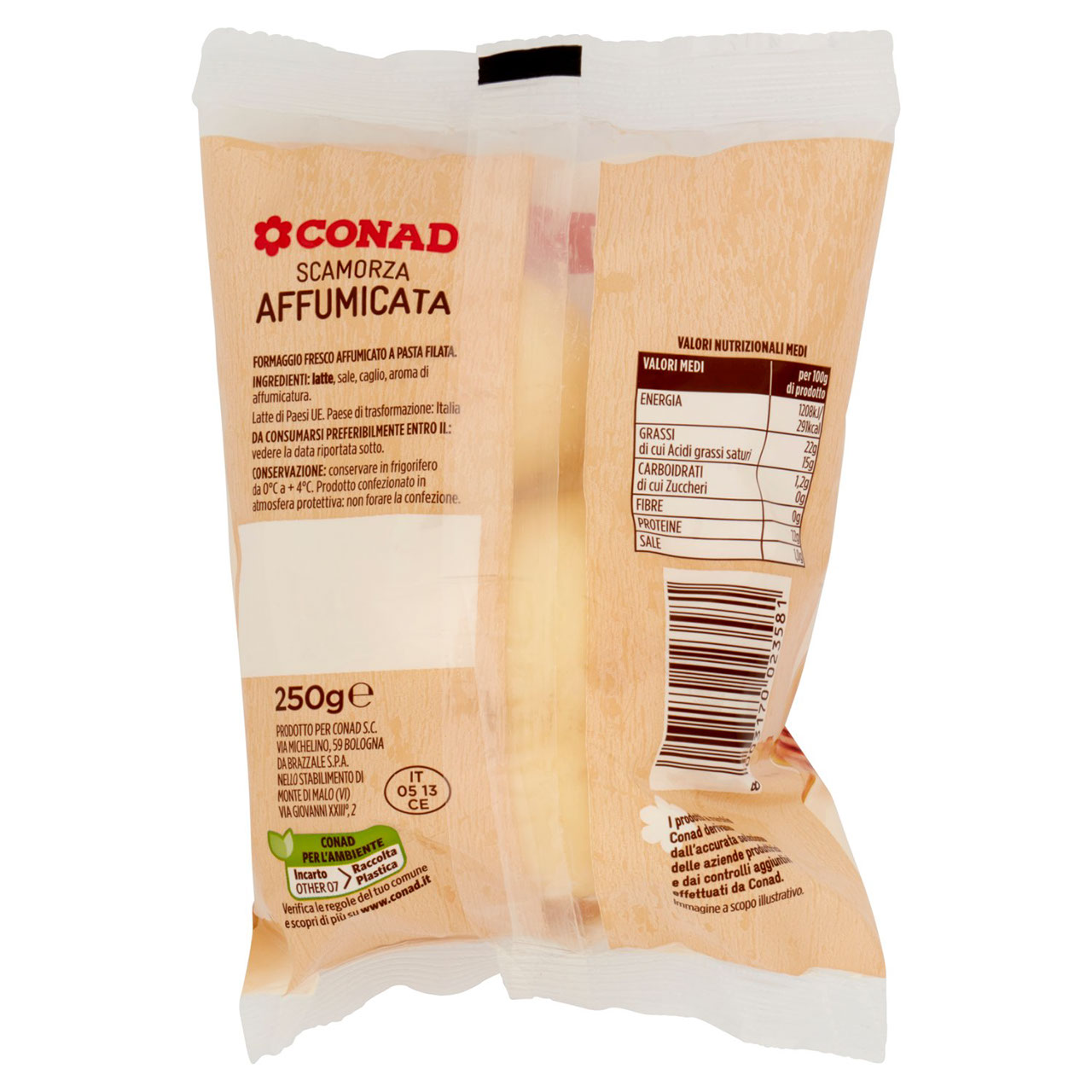 Scamorza Affumicata 250 g Conad in vendita online