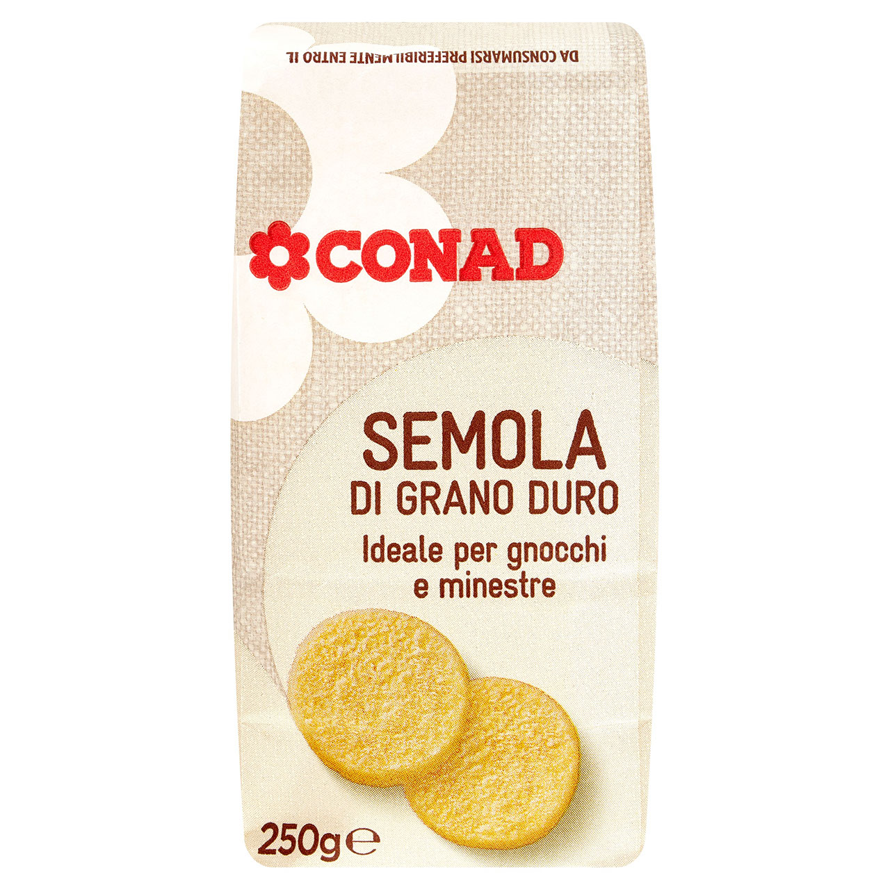 Semola di grano duro 250 g Conad in vendita online