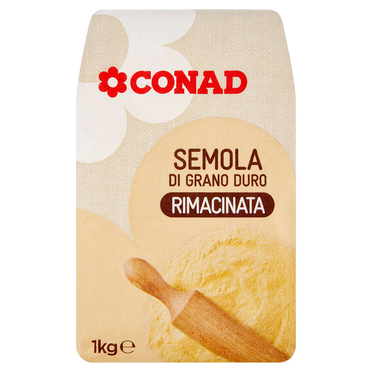 Semola di grano duro Rimacinata 1 kg Conad