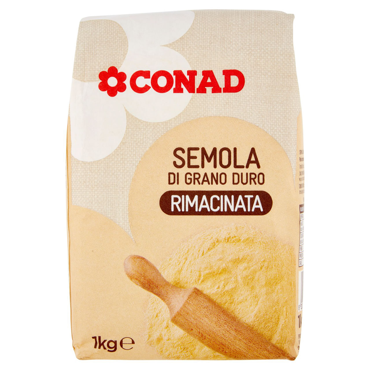 Semola di grano duro Rimacinata 1 kg Conad