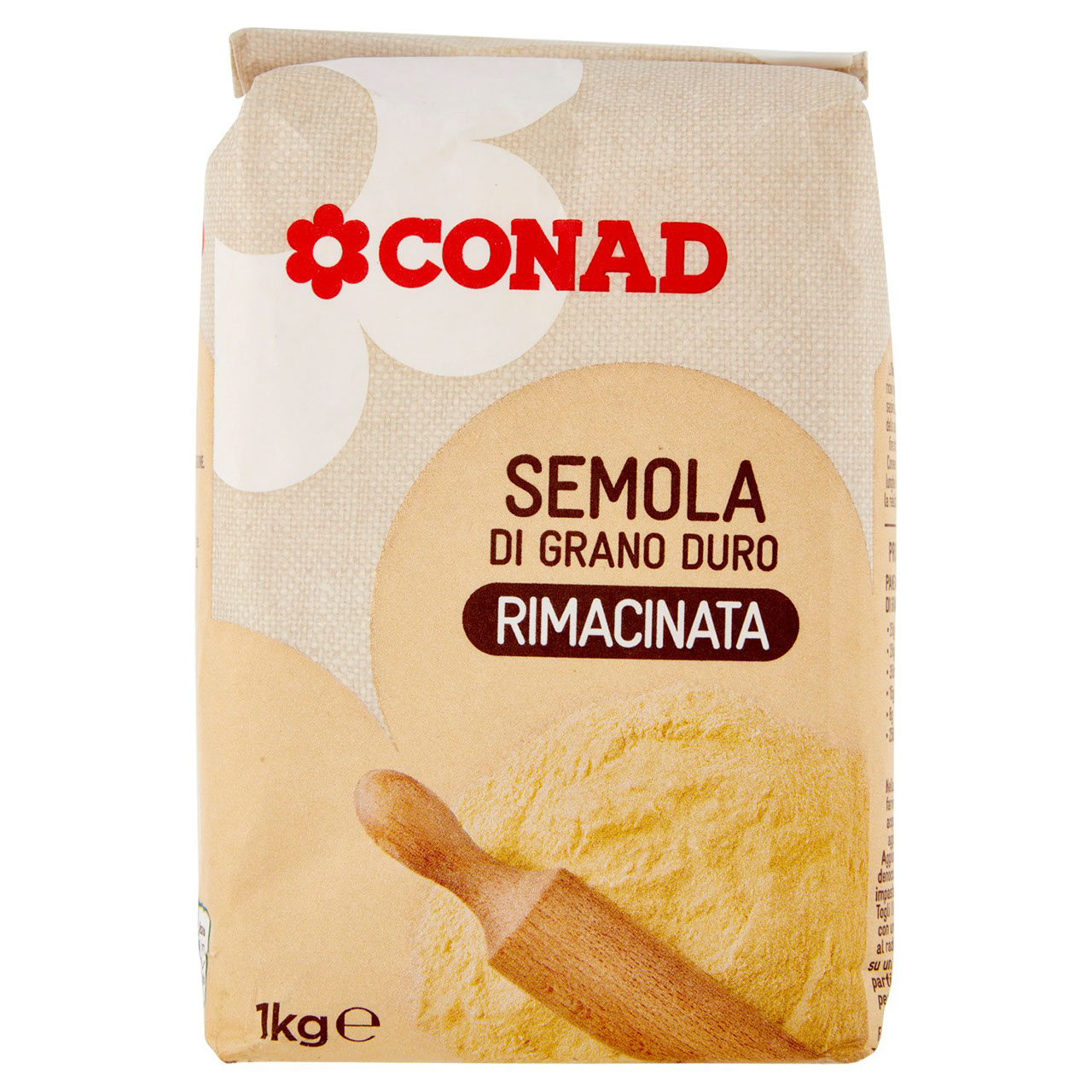 Semola di grano duro Rimacinata 1 kg Conad