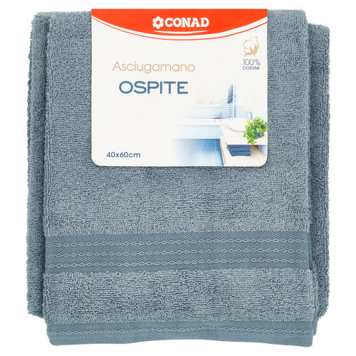 CONAD Set Spugna Ospite 40x60 cm - Viso 60x110 cm Petrolio