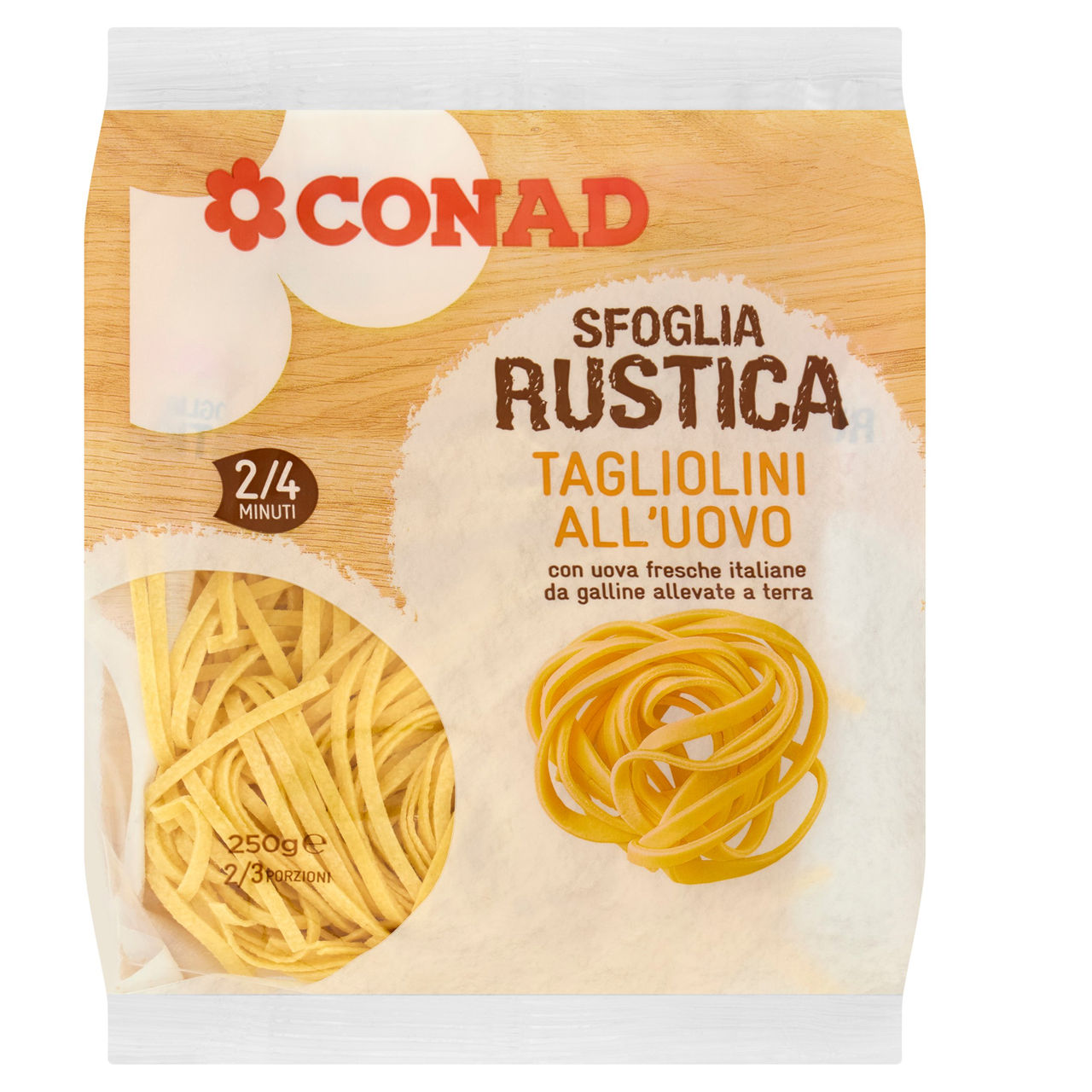 Tagliolini all'Uovo Sfoglia Rustica 250g Conad