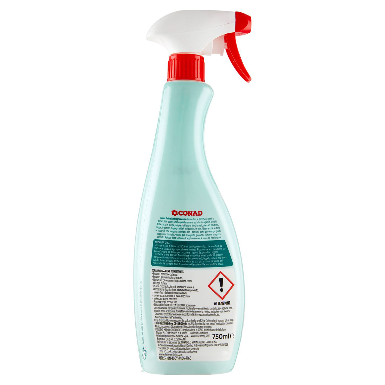 Sgrassatore Disinfettante 750 ml Conad