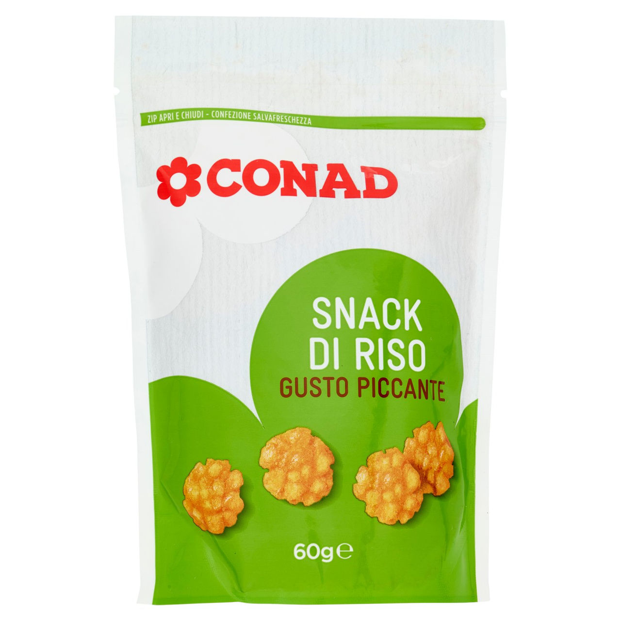 CONAD Snack di Riso Gusto Piccante 60 g