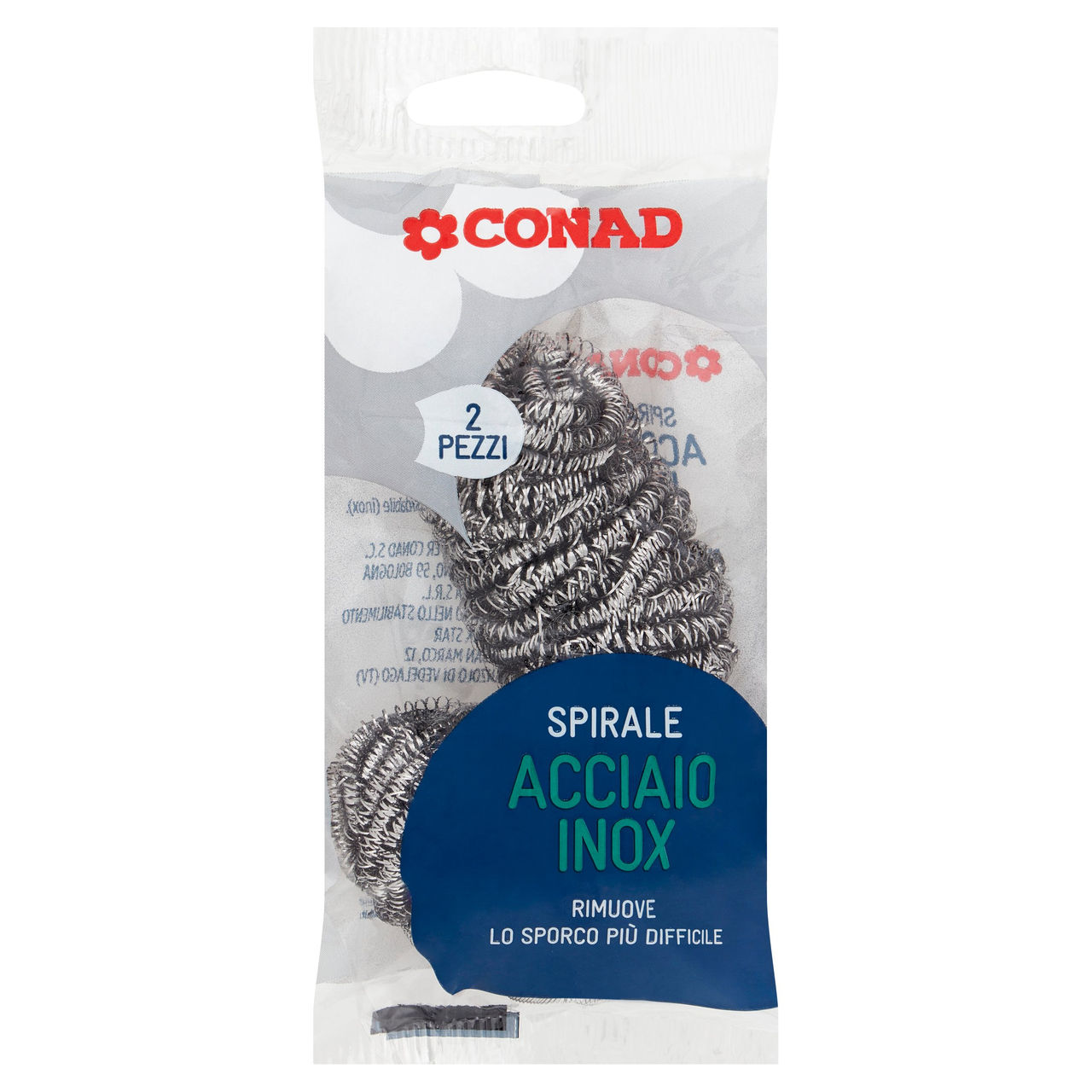 Spirale Acciaio Inox 2 Pezzi Conad vendita online