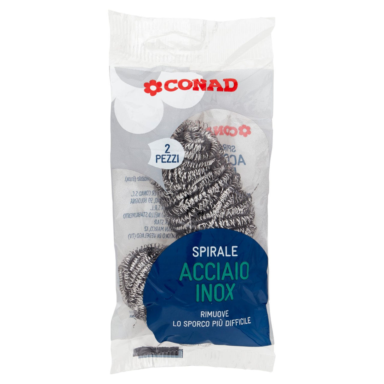 Spirale Acciaio Inox 2 Pezzi Conad vendita online