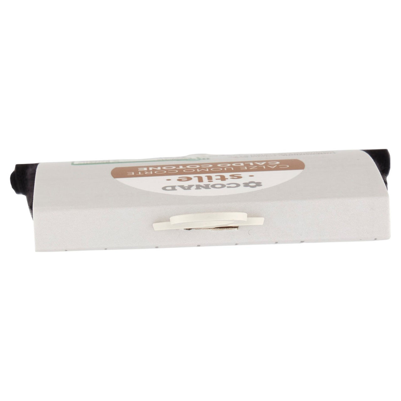 CONAD stile Calze Uomo Corte Caldo Cotone Taglia 43/46 Nero 1 Paio