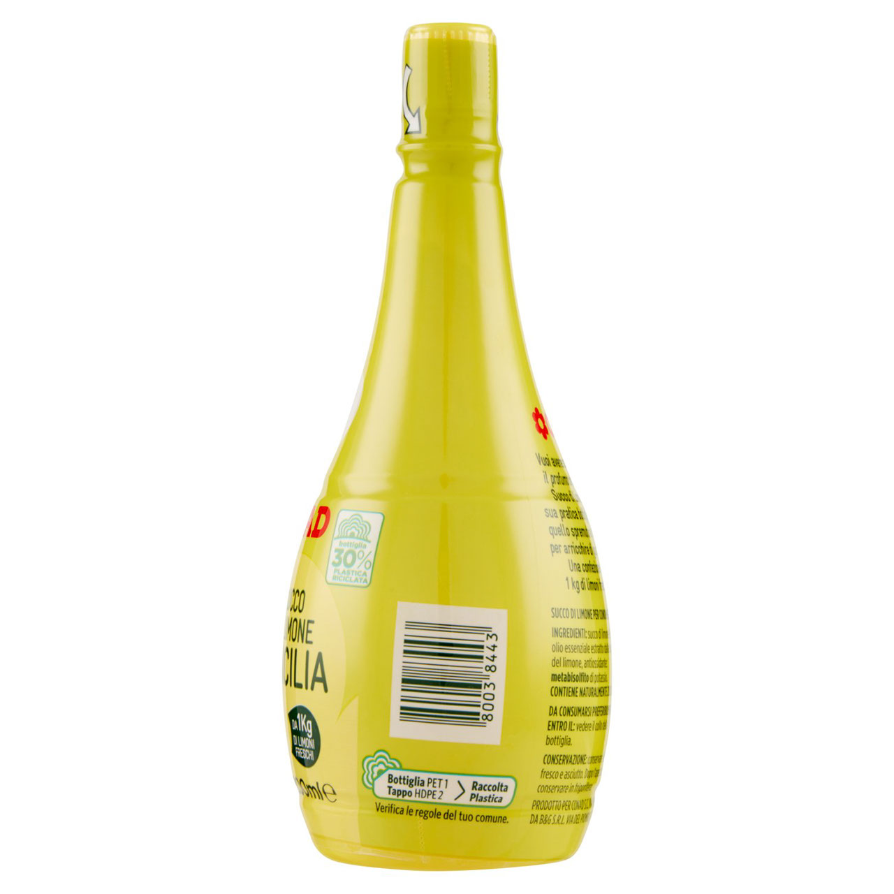 Succo di Limone di Sicilia 200 ml Conad