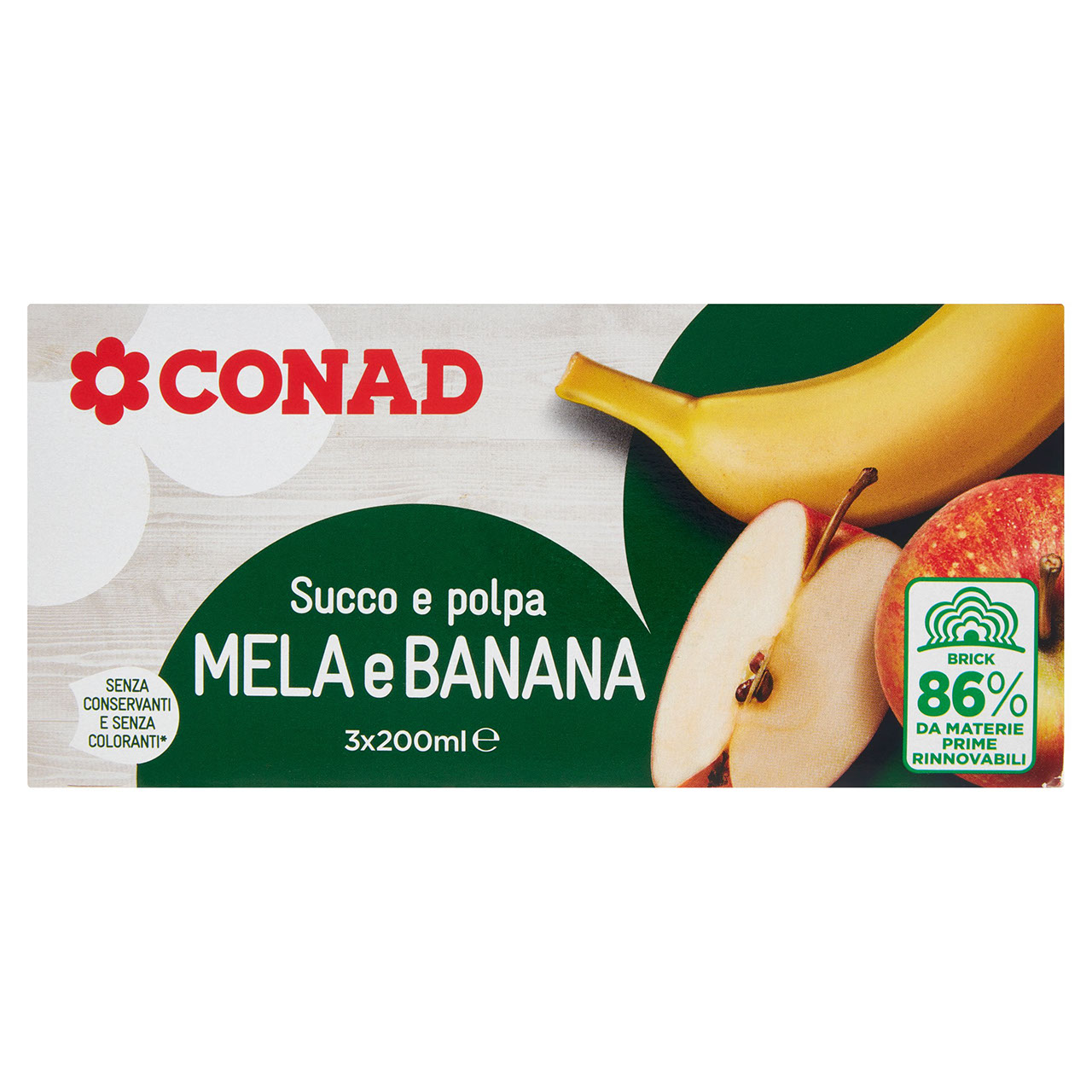 Succo e polpa Mela e Banana Conad online