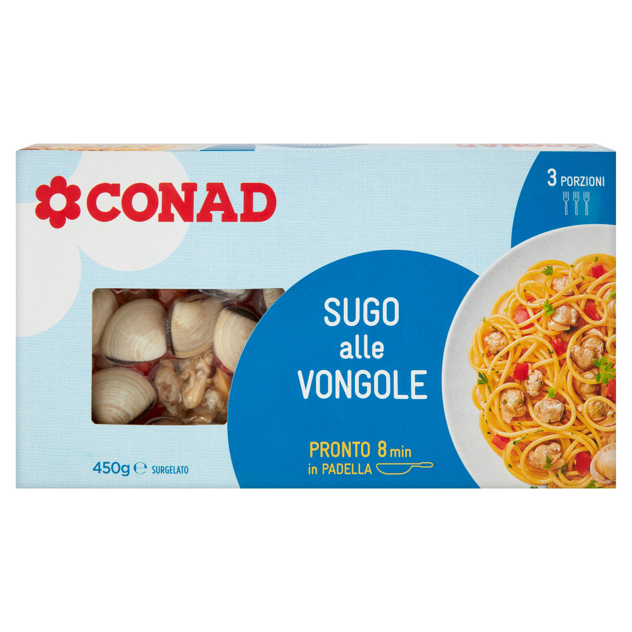 Sugo alle Vongole Surgelato 450 g Conad