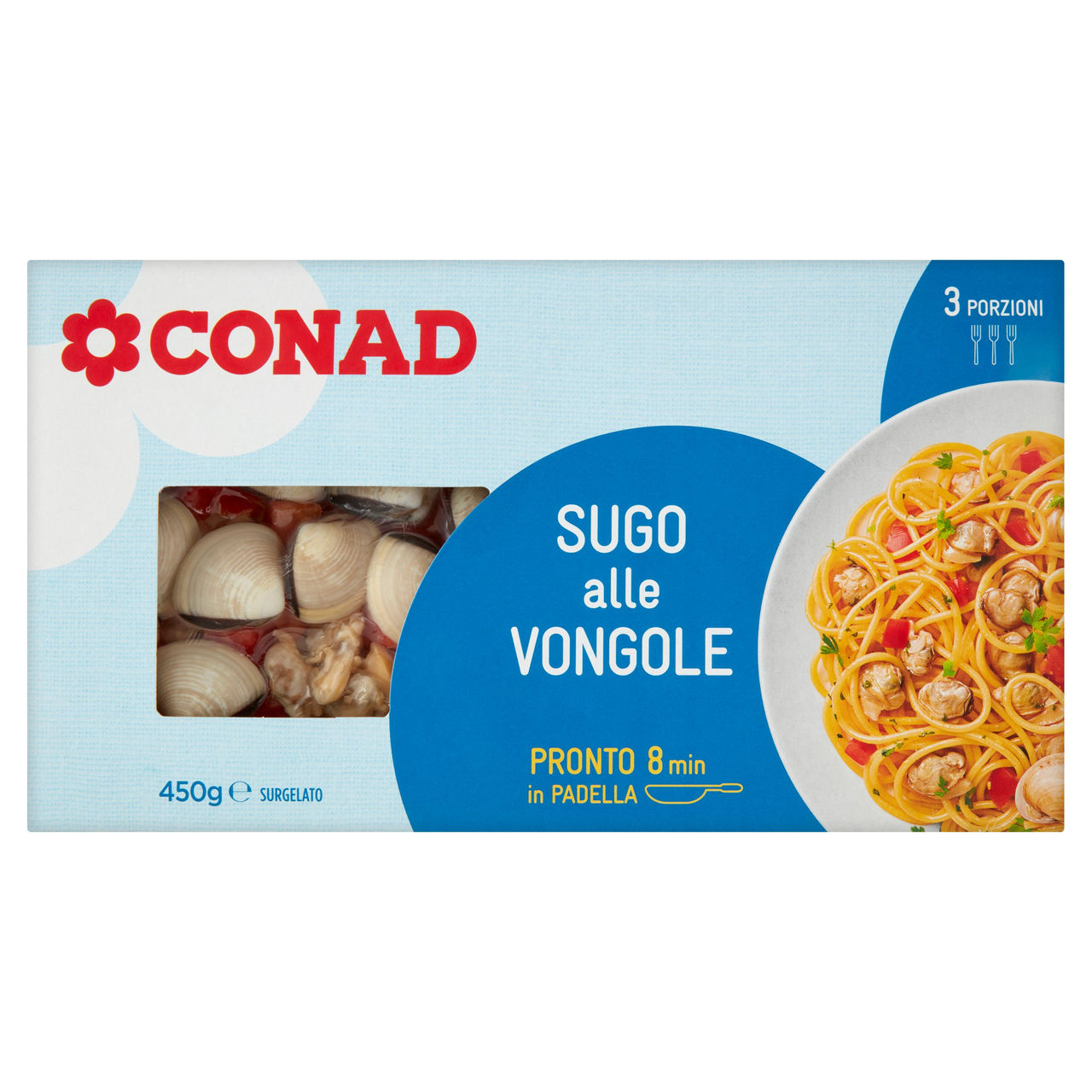 Sugo alle Vongole Surgelato 450 g Conad