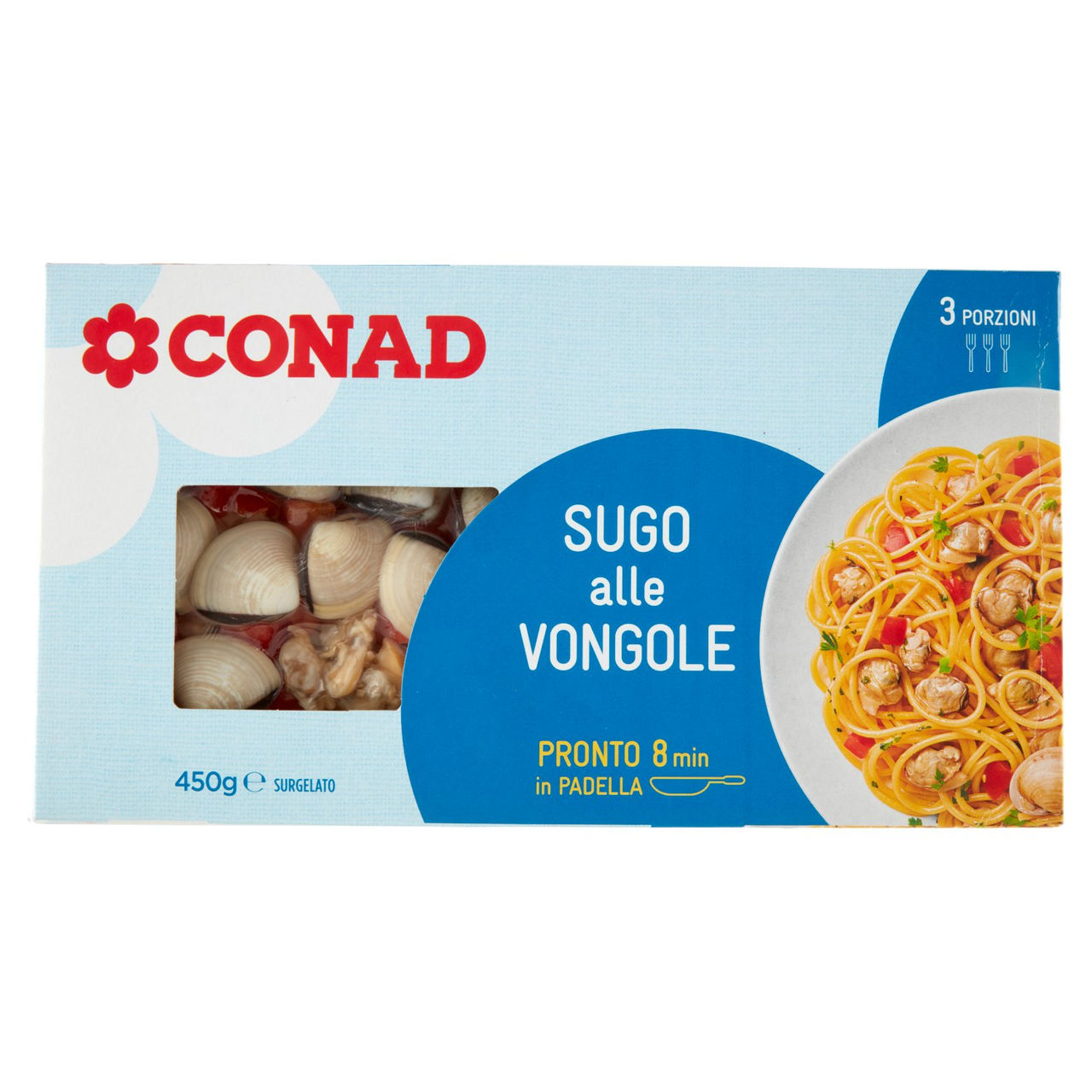 Sugo alle Vongole Surgelato 450 g Conad