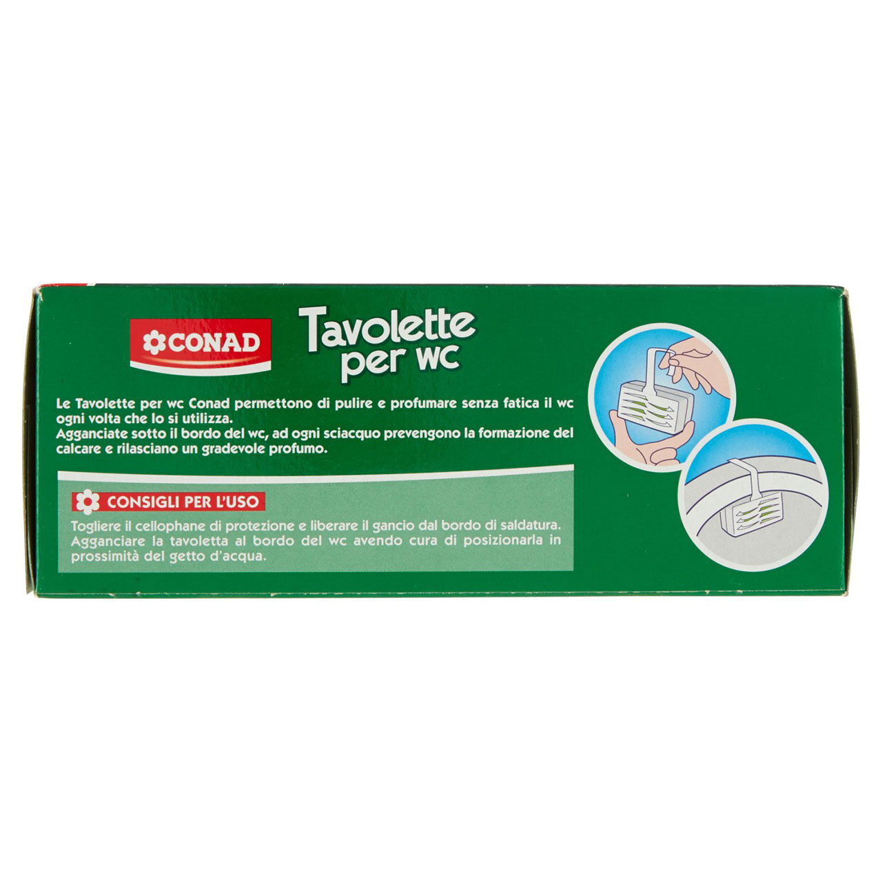 Tavolette per wc Freschezza Alpina 4 x 40 g Conad