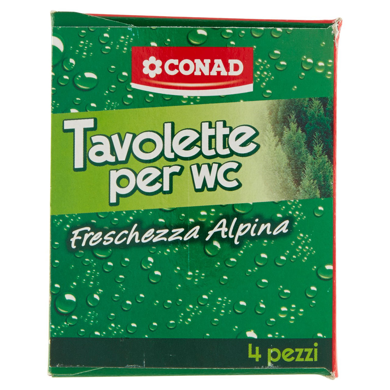 Tavolette per wc Freschezza Alpina 4 x 40 g Conad